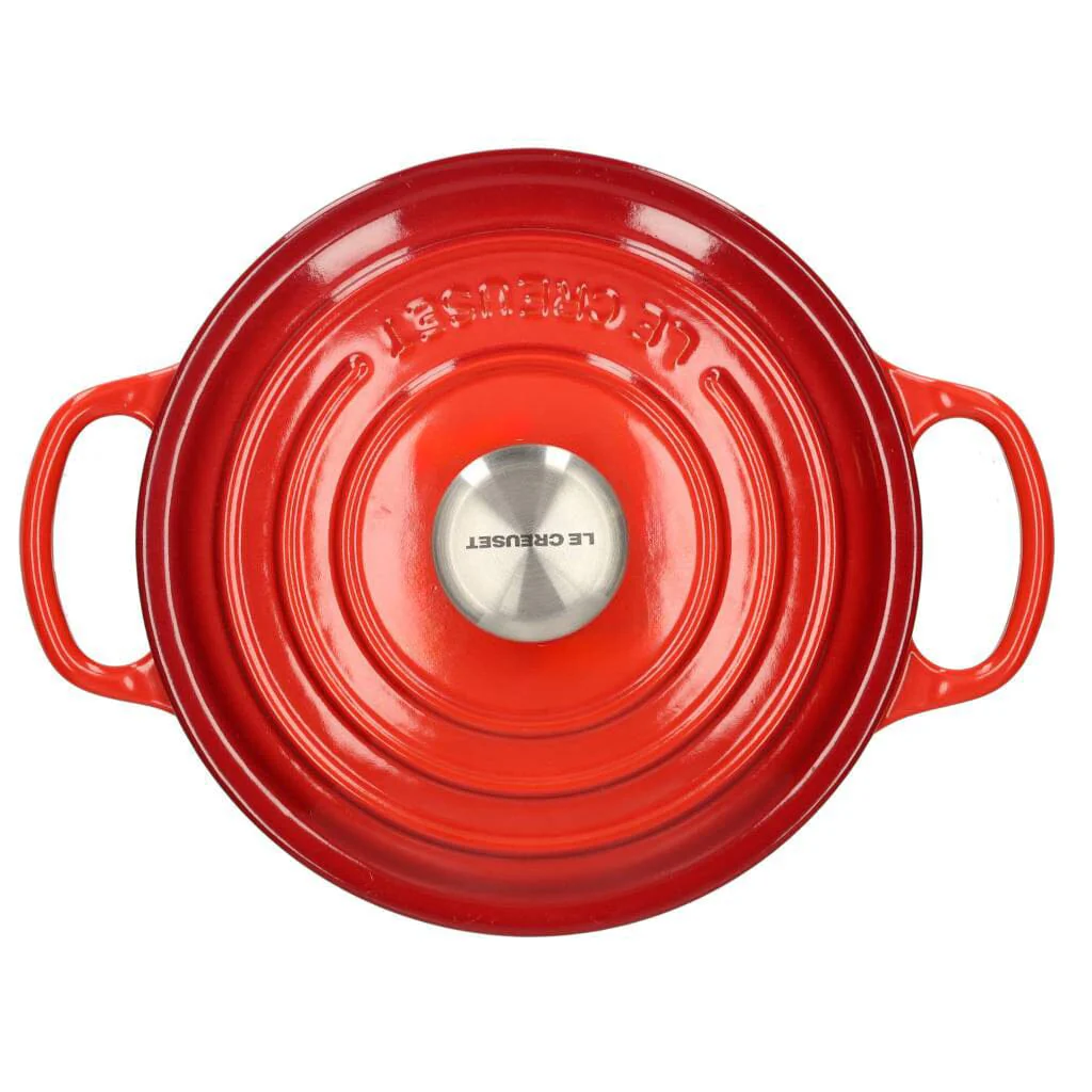 2025 Le Creuset - Sartén para asar / guisar Signature redonda cereza roja 20 cm 2,4 l