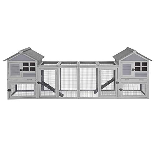 2025 Conejera para Conejos y Cobayas Indoor/Outdoor Rabbit Hut