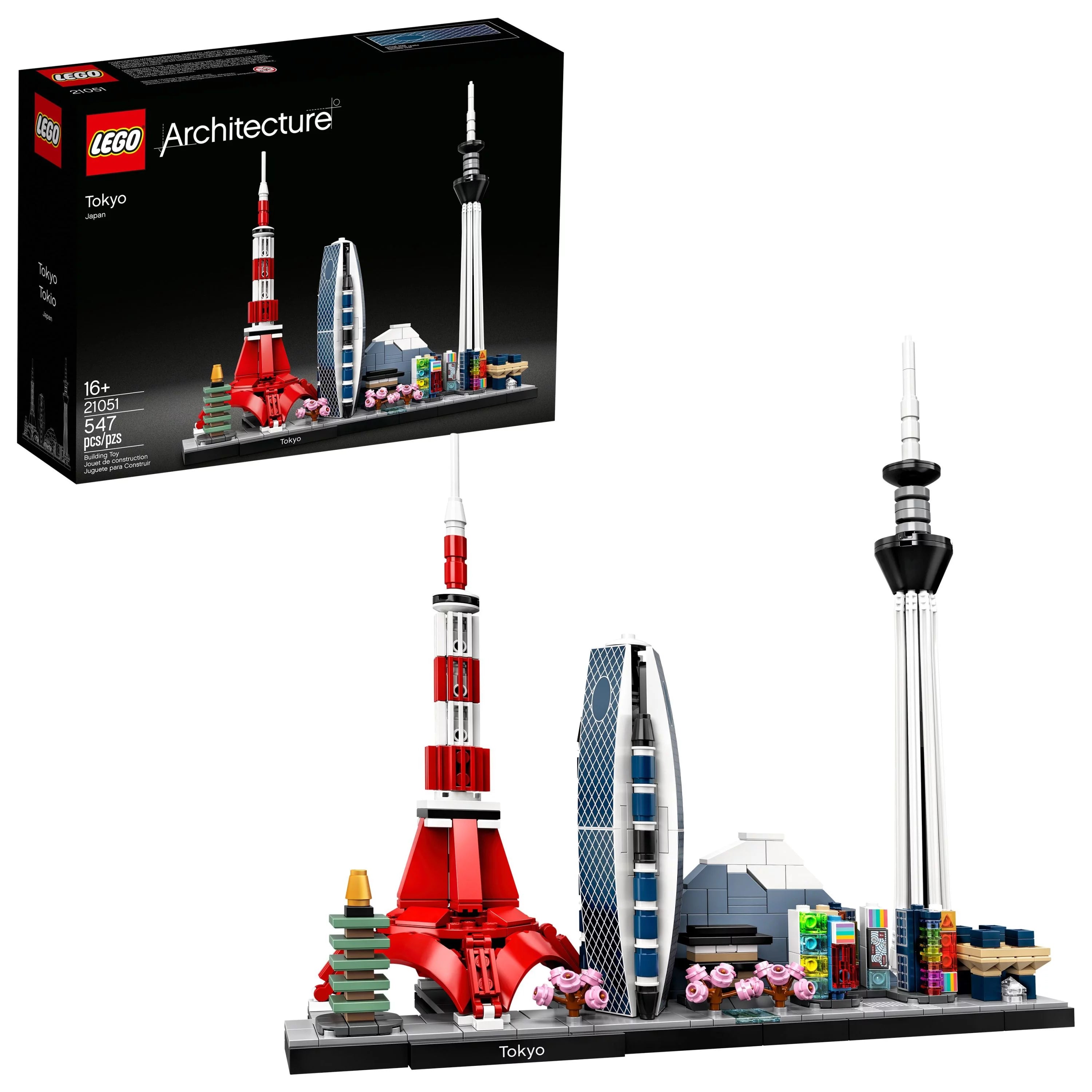Set de Construcción LEGO Architecture Skylines Tokio 21051 para Adultos (547 Piezas)