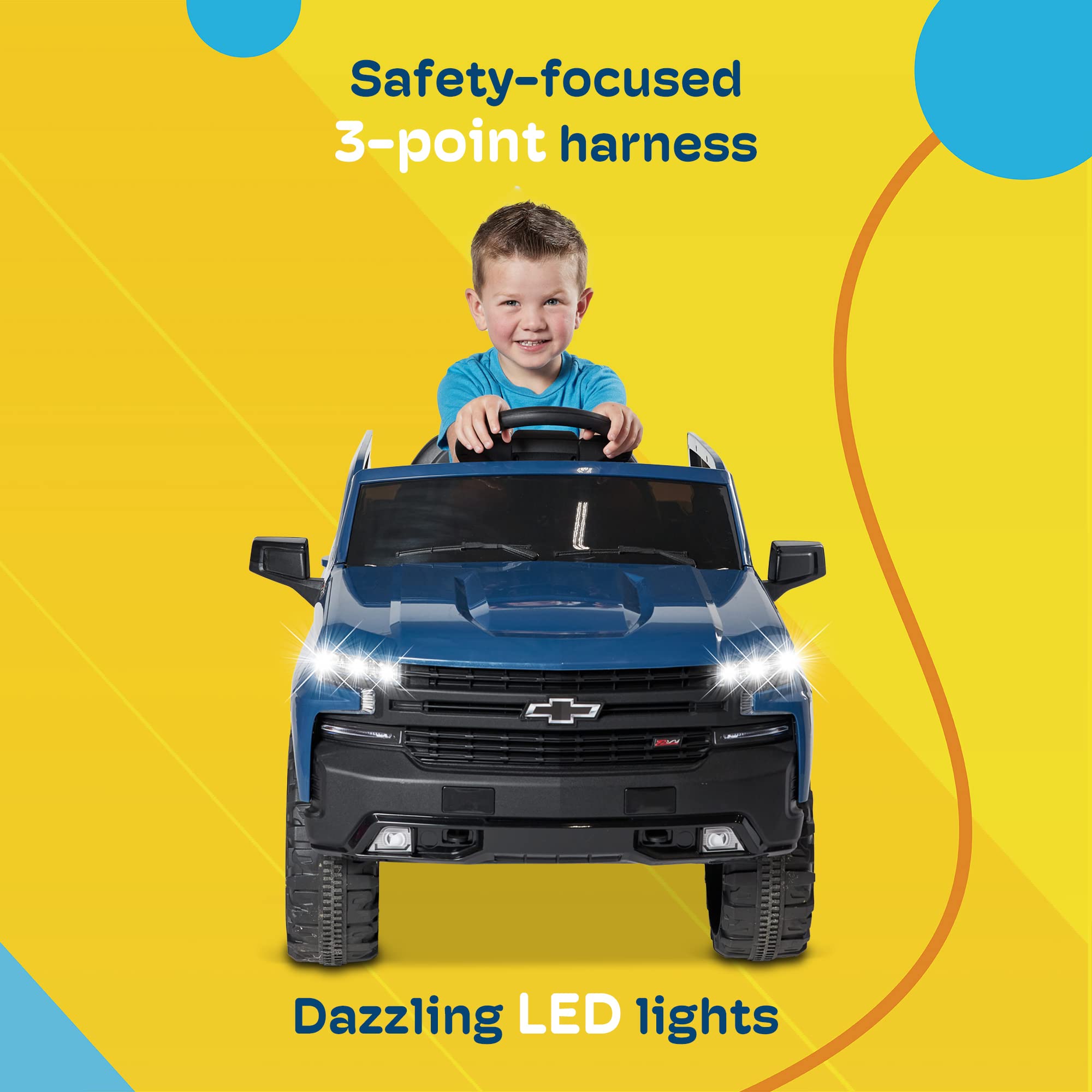 Kidzone Chevrolet Silverado Licenciado Bluetooth