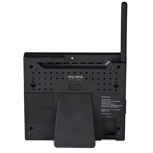 Estación Meteorológica AcuRite Atlas con Pantalla Directa a Wi-Fi y Detección de Rayos, Negra