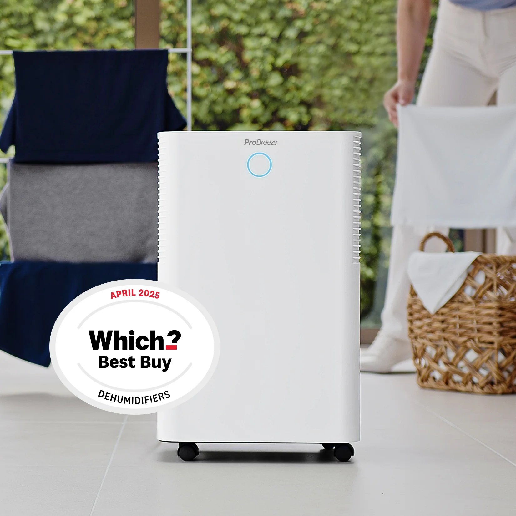 2025 OmniDry 20L Deshumidificador silencioso de bajo consumo con modo ropa y control por aplicación inteligente