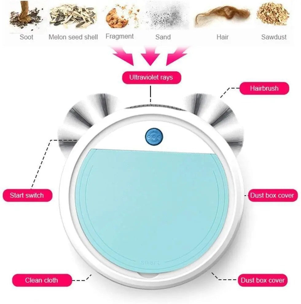 2025 Robot Aspiradora y Limpiadora Automática Inalámbrica Intelli-Kleen