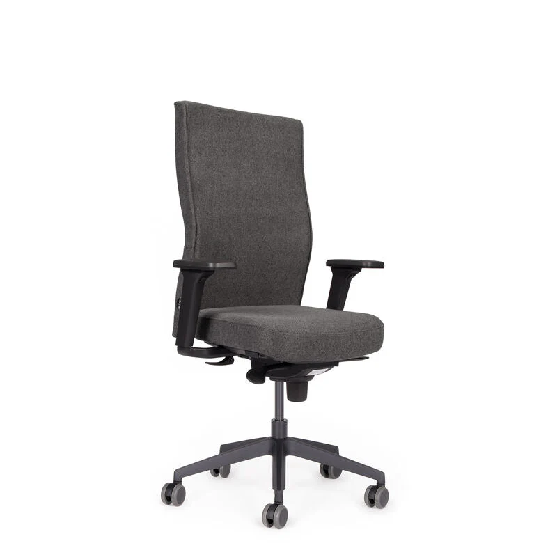 2025 Silla de Oficina Ergonómica lento Genesis | Reposabrazos | Asiento Deslizante | Soporte Lumbar | Tapizado de Lana