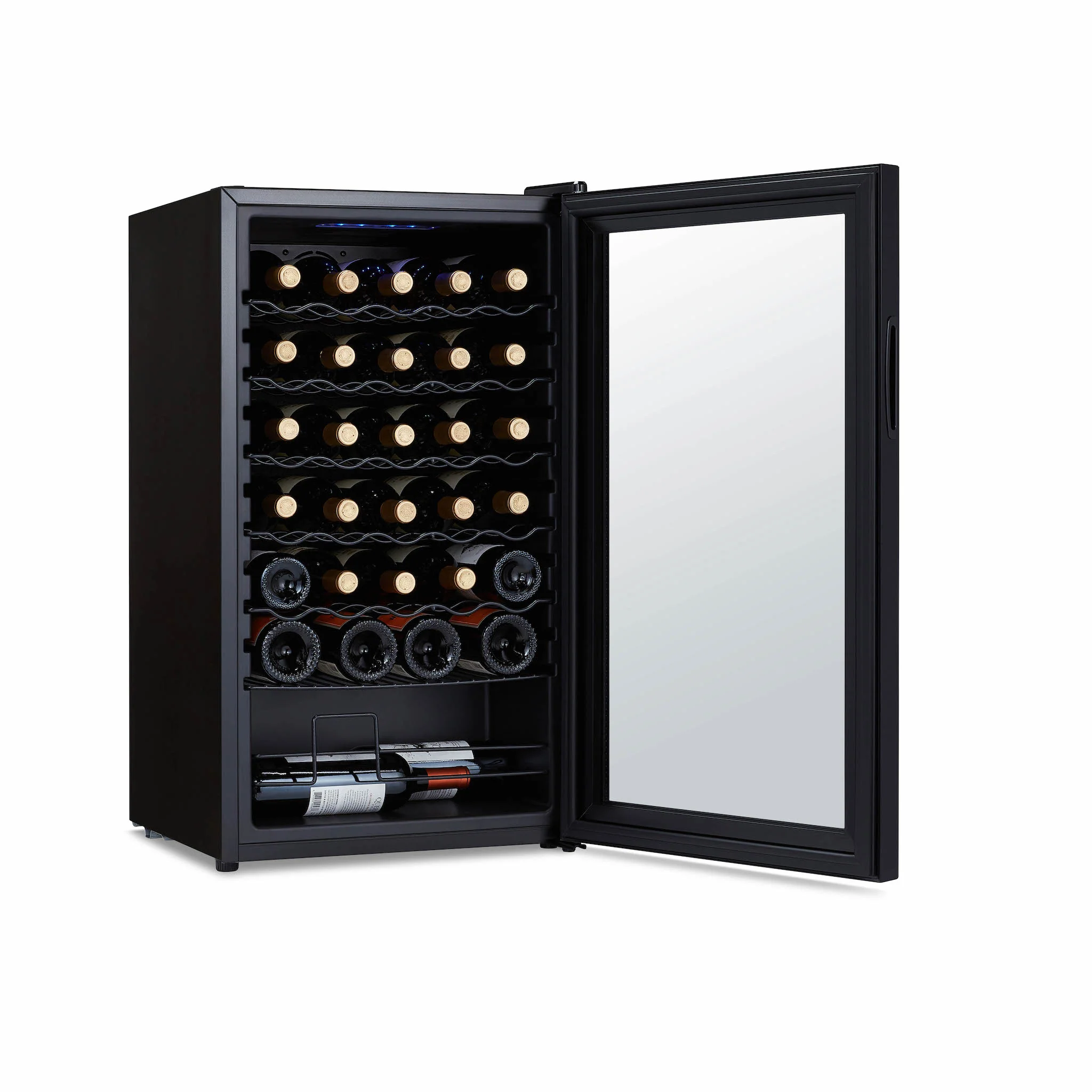 2025 Refrigerador de Vinos Independiente Newair – Negro (34 botellas)