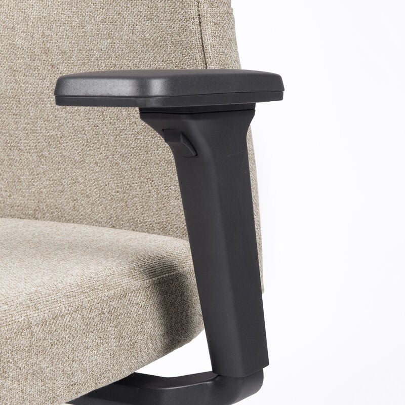 2025 Silla de Oficina Ergonómica lento Genesis | Reposabrazos | Asiento Deslizante | Soporte Lumbar | Tapizado de Lana