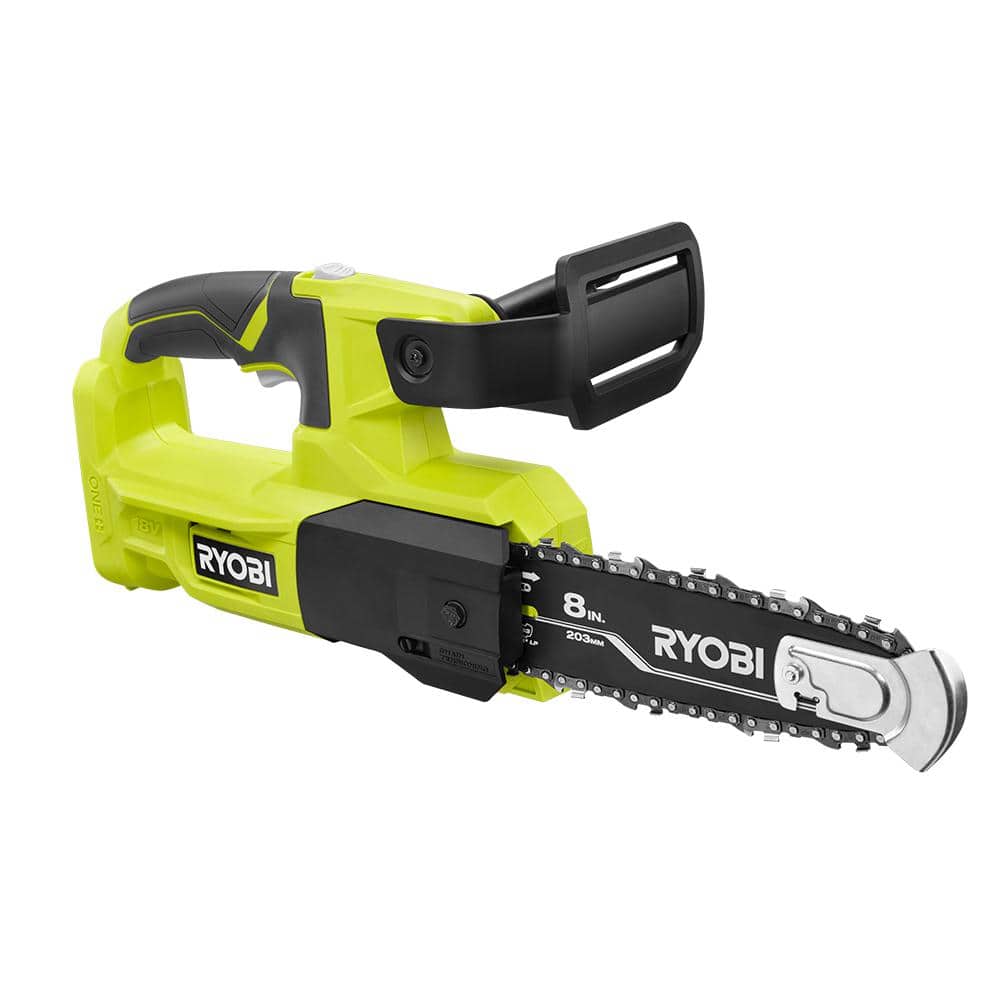 2025 Sierra de Podar Inalámbrica RYOBI ONE+ 18V de 8 Pulgadas (Solo Herramienta) P5452BTL