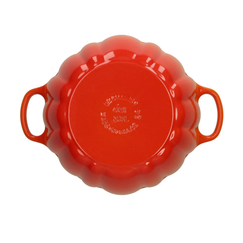 2025 Le Creuset - Cocotte / Sartén para asar Signature Calabaza naranja 24 cm 3,7 l