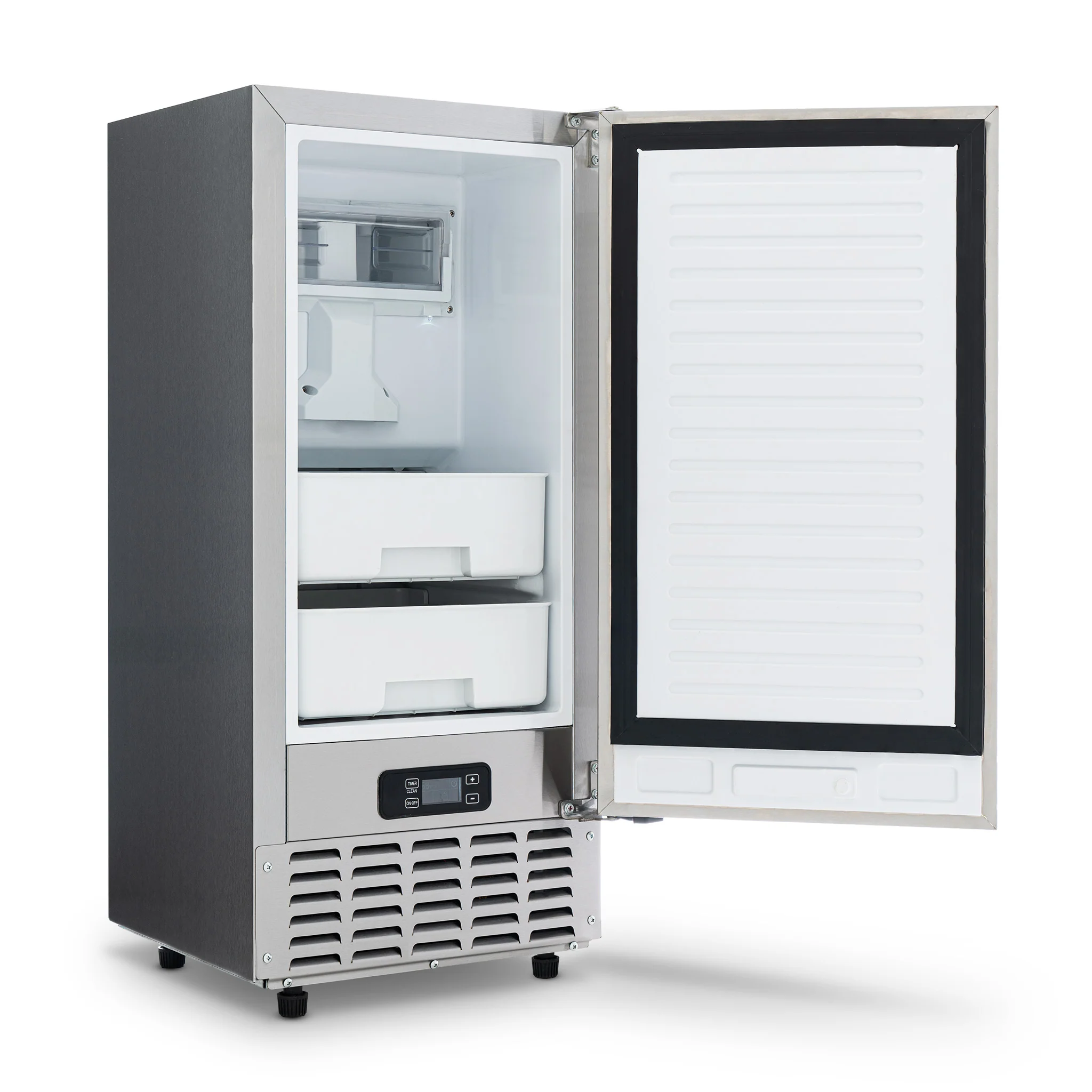 2025 Máquina de Hielo en Trozos Newair 15” Empotrable – 66 lb/día – Acero Inoxidable