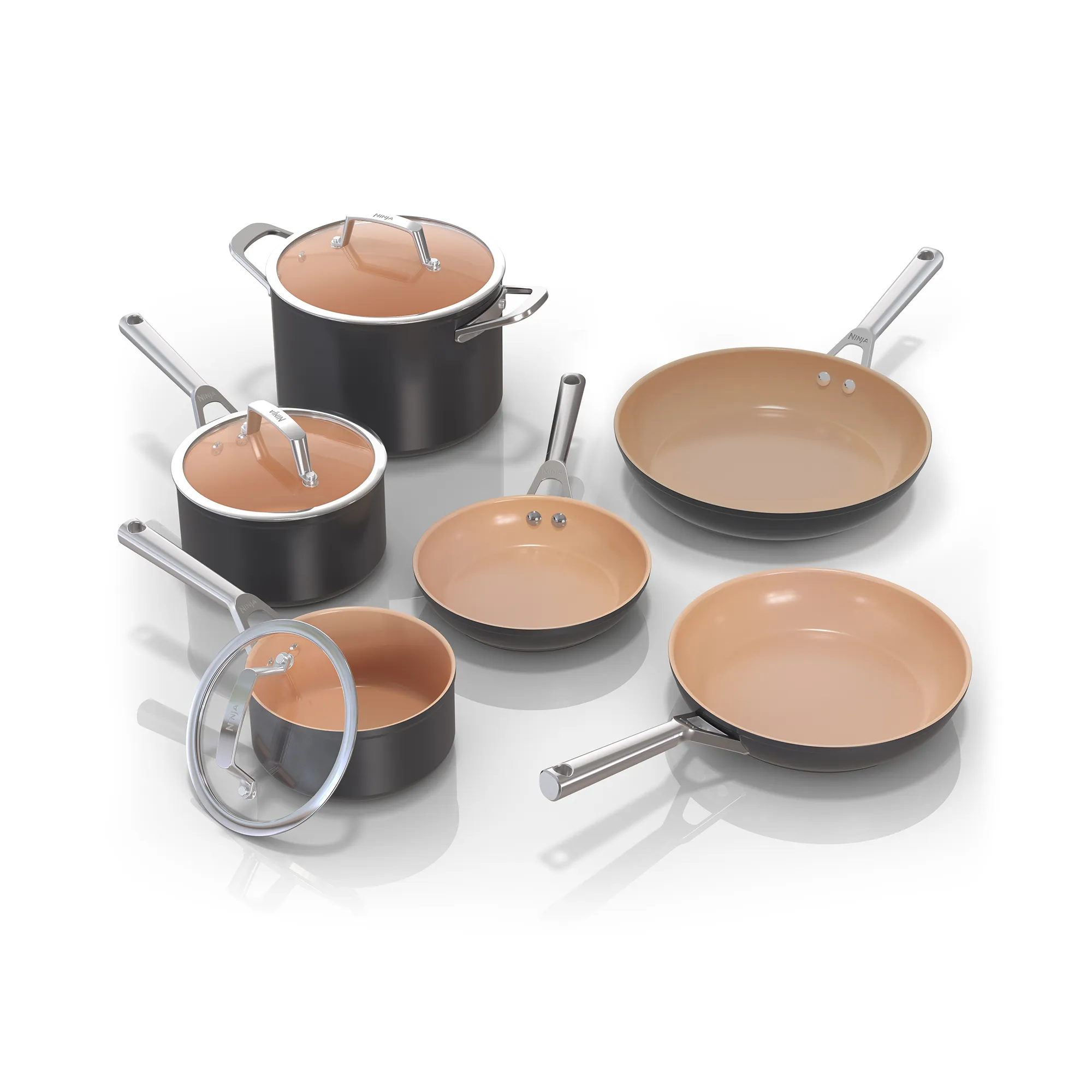 2025 Ninja Extended Life™ - Set de cocina premium de cerámica (6 piezas)