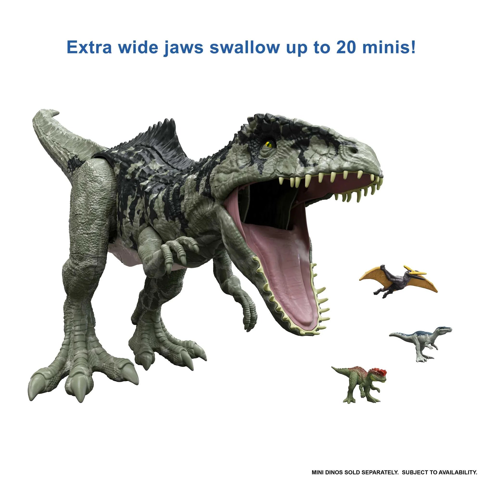 Jurassic World Dominion Super Colossal Giganotosaurus, para niños de 4 años en adelante