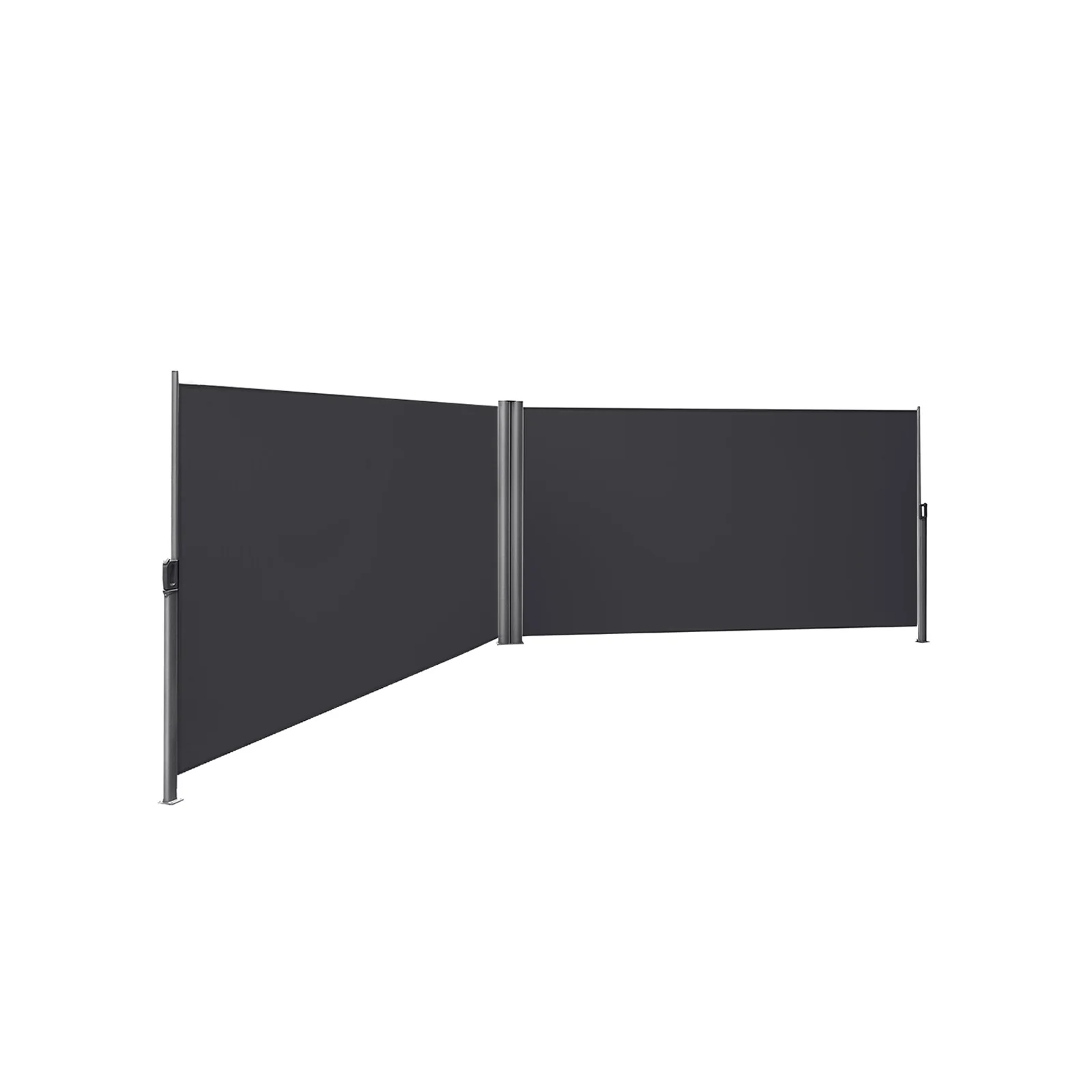 2025 Toldo lateral doble extensible de poliéster grueso