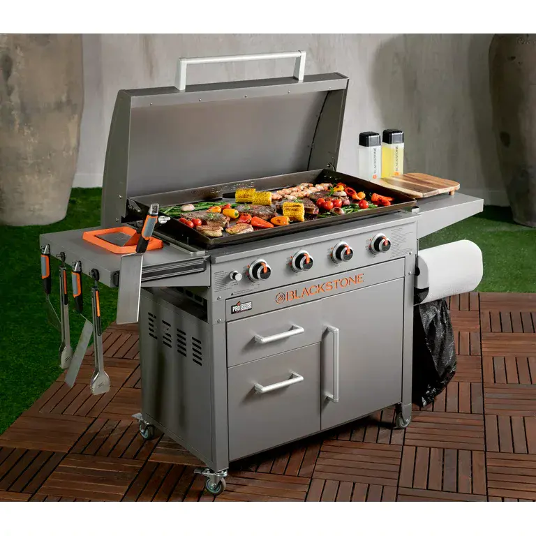 Blackstone ProSeries Estación de Cocina con Plancha de 4 Quemadores de 36