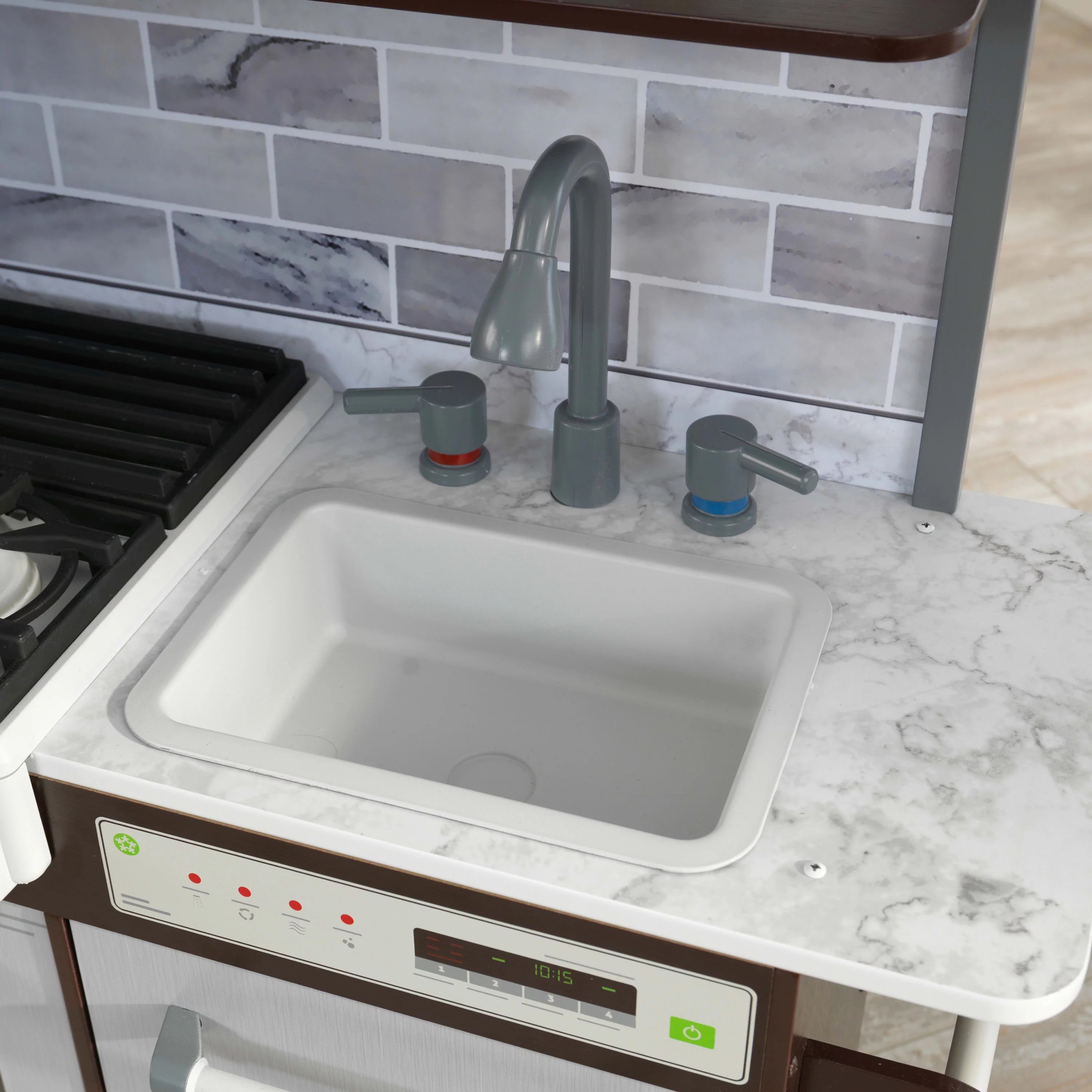 2025 Cocina de Juguete KidKraft Uptown Elite Espresso con Luces y Sonidos