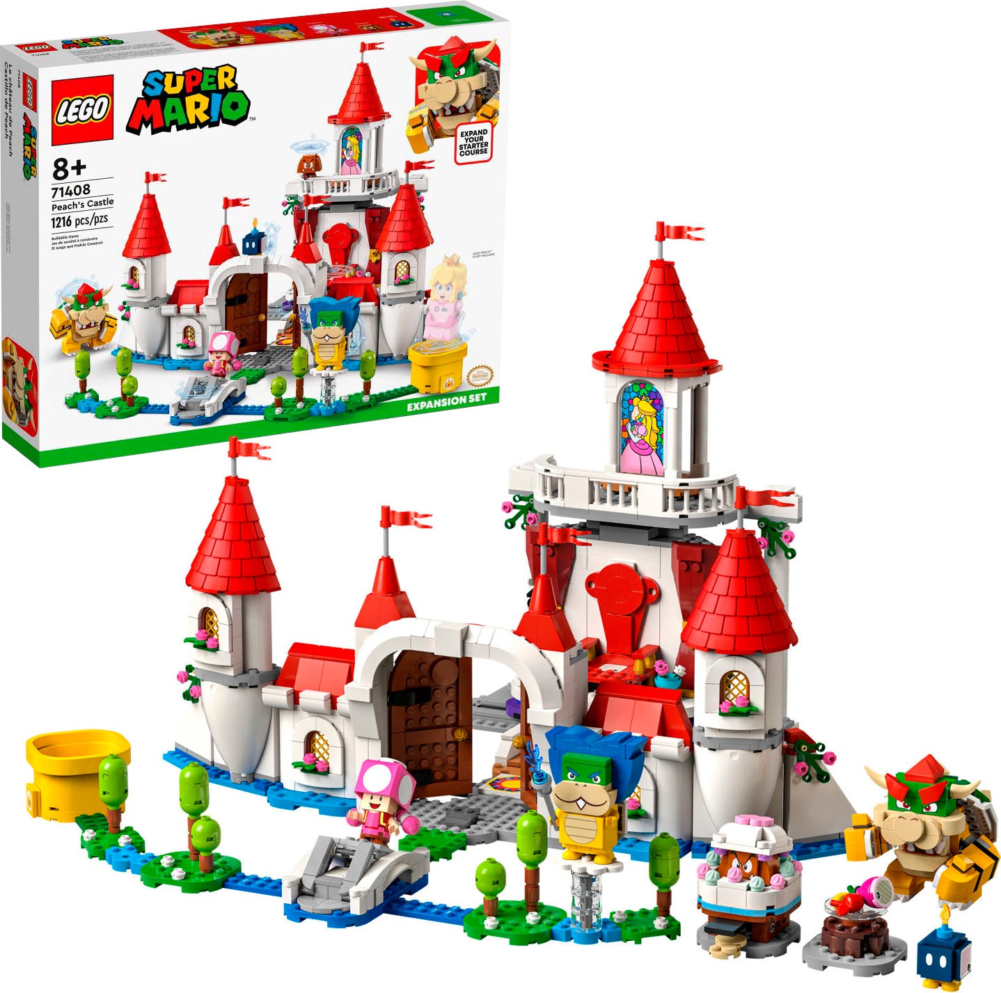 LEGO Super Mario Peach’s Castle Expansion Set 71408