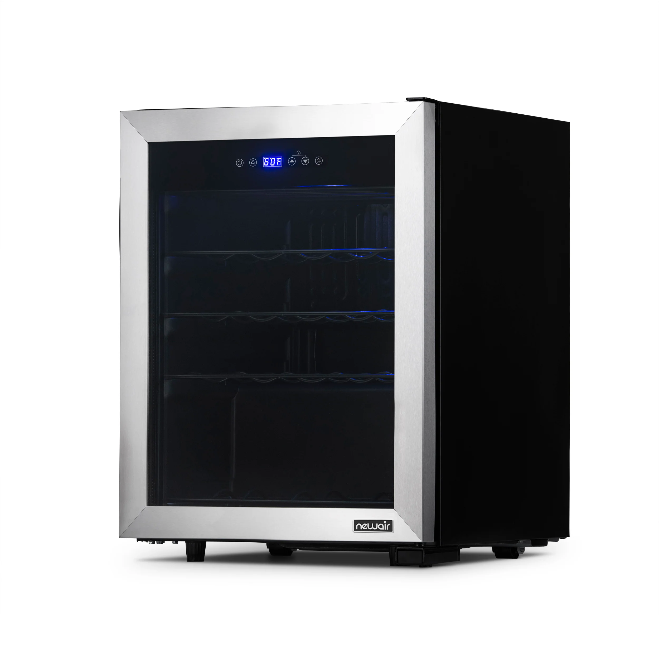 2025 Refrigerador de Vinos Independiente Newair® de Acero Inoxidable – 23 Botellas – 18,9