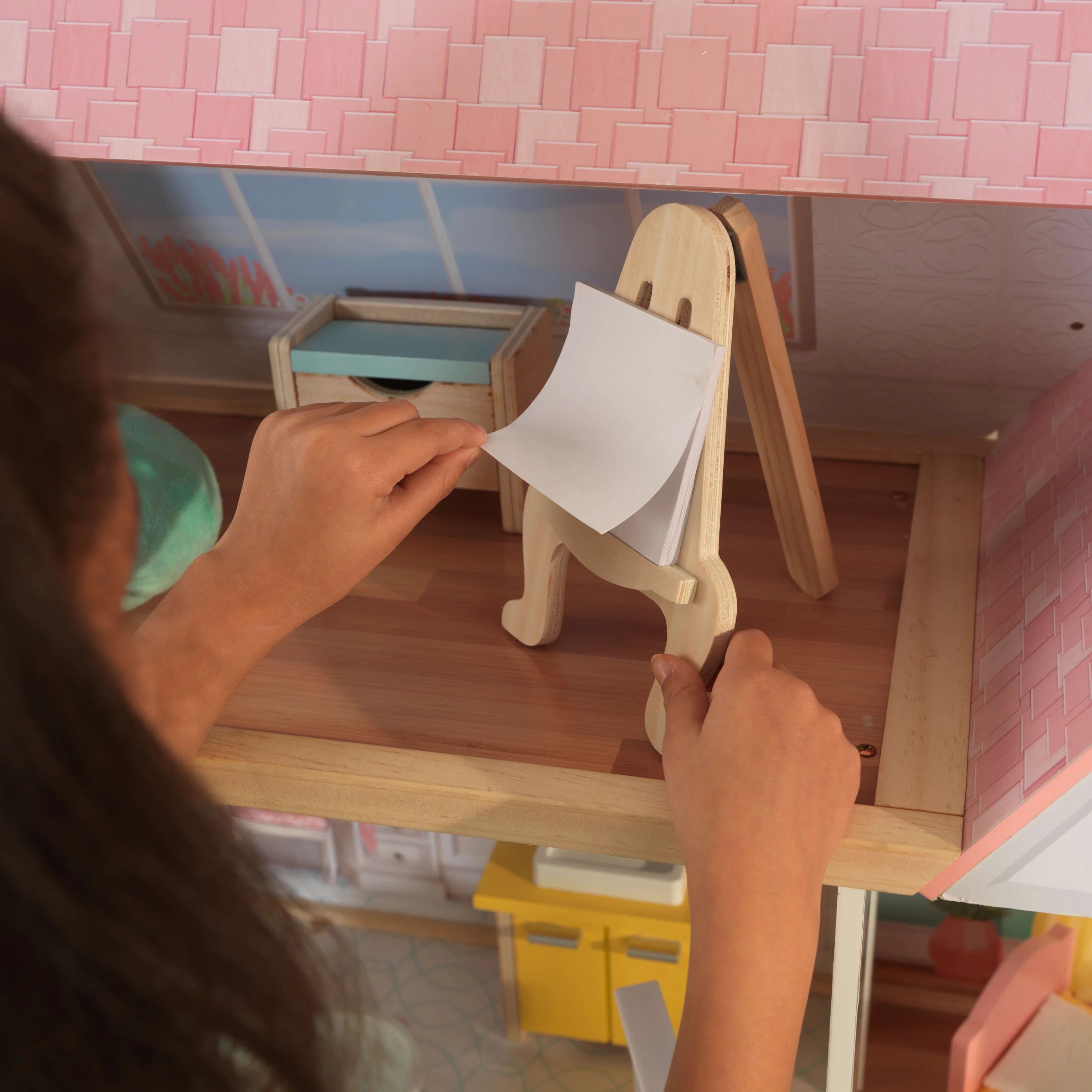 Casa de Muñecas de Madera KidKraft Lola Mansion con 30 Accesorios, Para Niños de 4 Años en Adelante