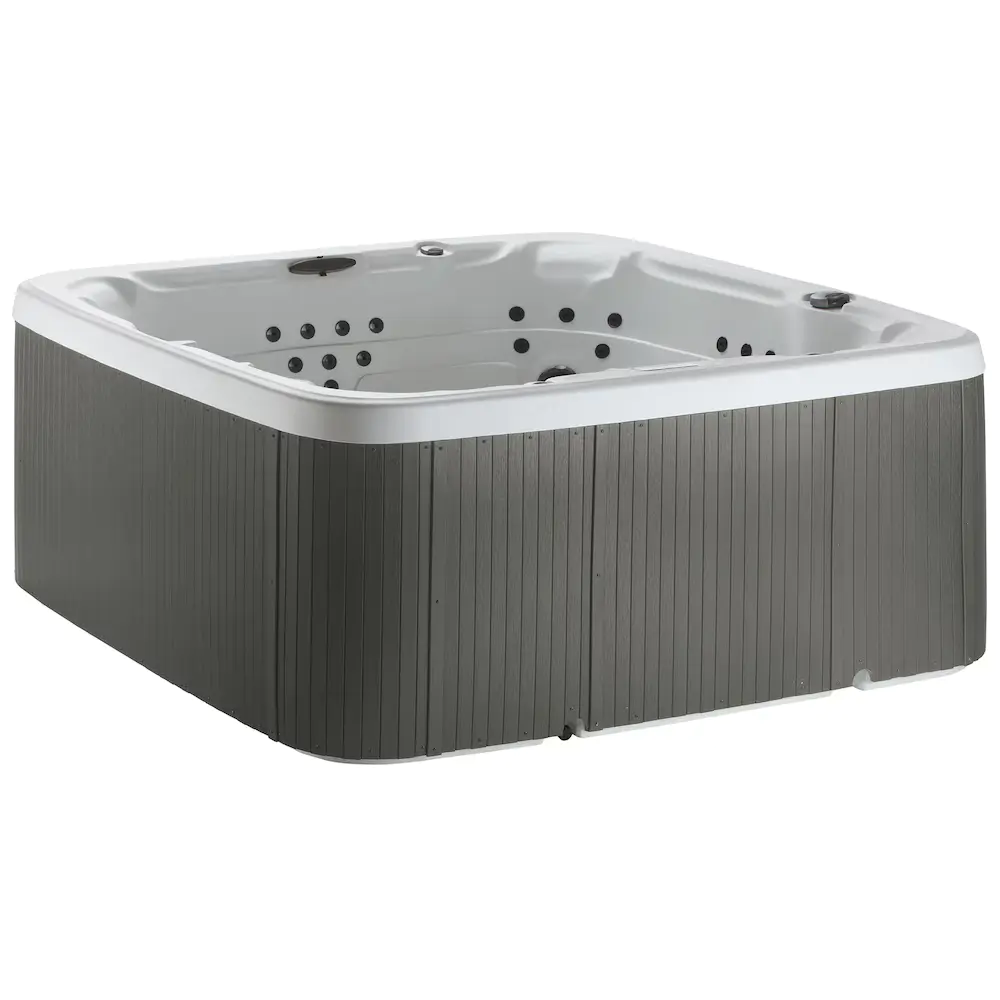 Lifesmart Spas LS700DX Spa de 230 Voltios para 7 Personas con 90 Chorros, Cuadrado, con Ozono