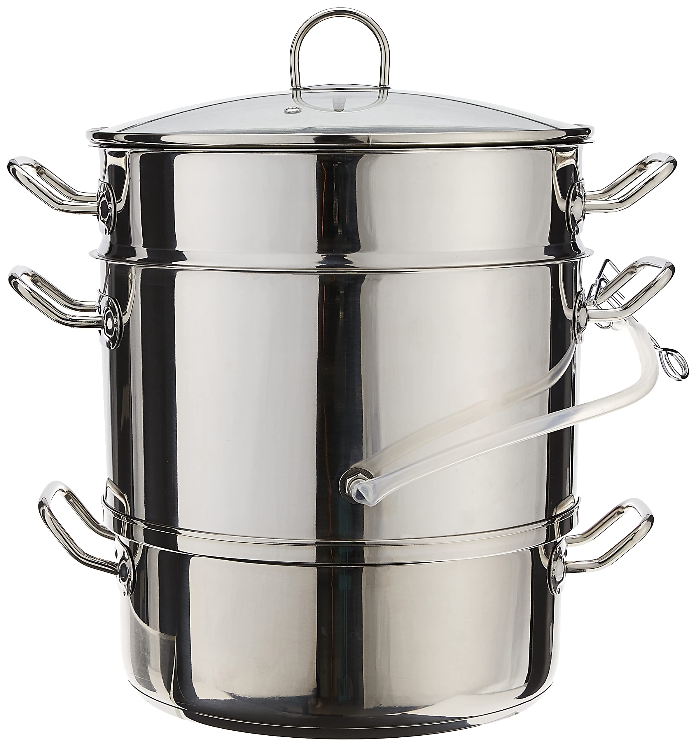 Norpro 619 Extractor de Jugo y Vaporera de Acero Inoxidable