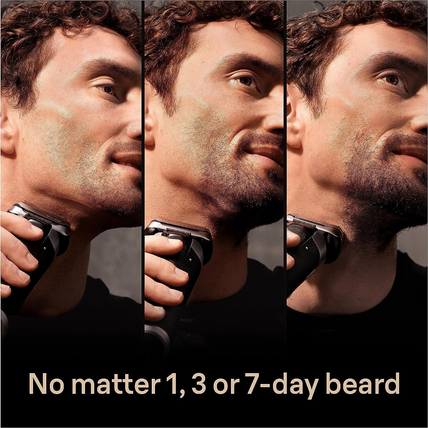 2025 Afeitadora Braun Series 9 Pro+ 9477cc – Afeitado en seco y húmedo con SmartCare Center 5 en 1 y PowerCase, plateado