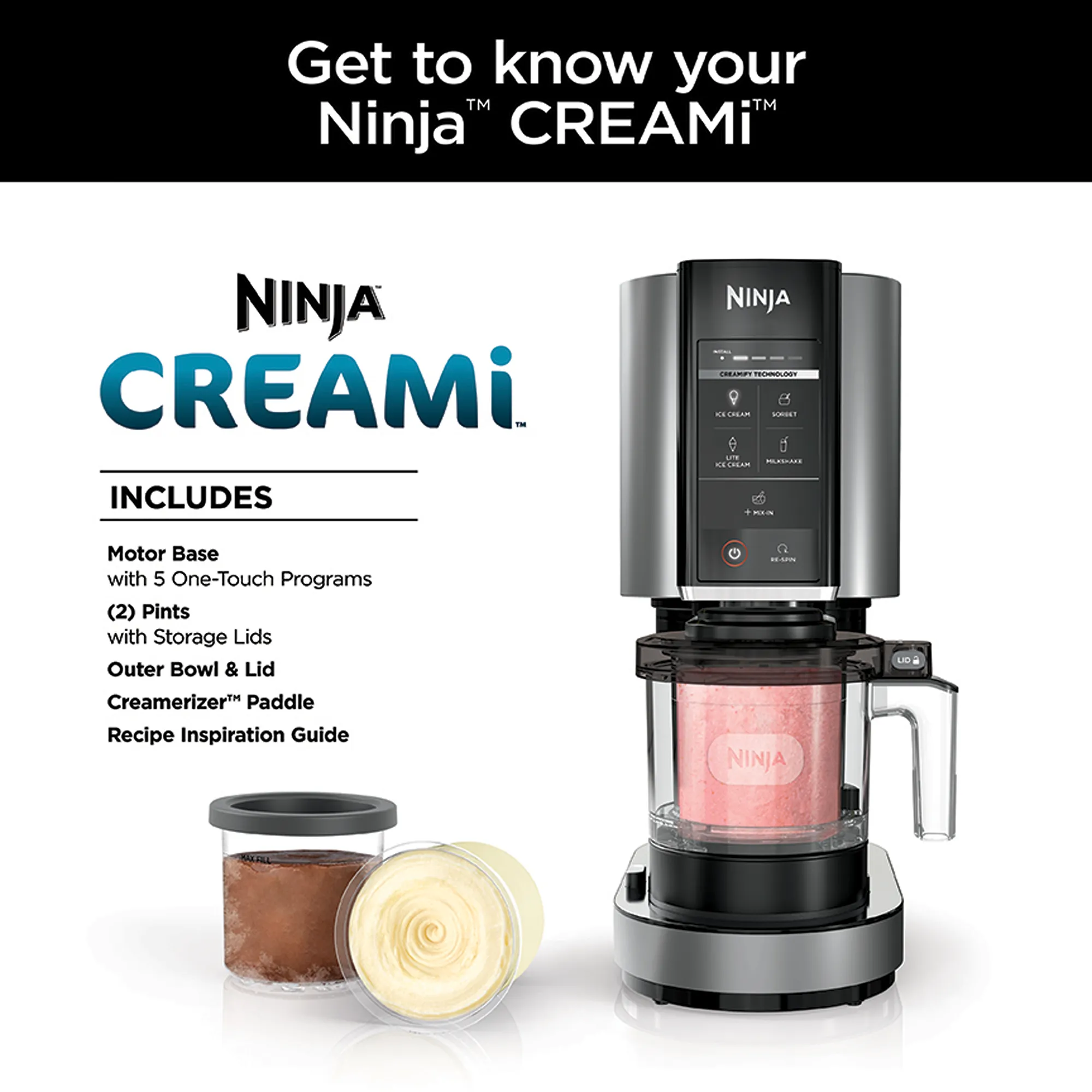 2025 Ninja Creami Máquina para Helados