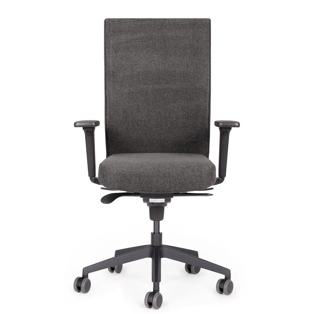 2025 Silla de Oficina Ergonómica lento Genesis | Reposabrazos | Asiento Deslizante | Soporte Lumbar | Tapizado de Lana
