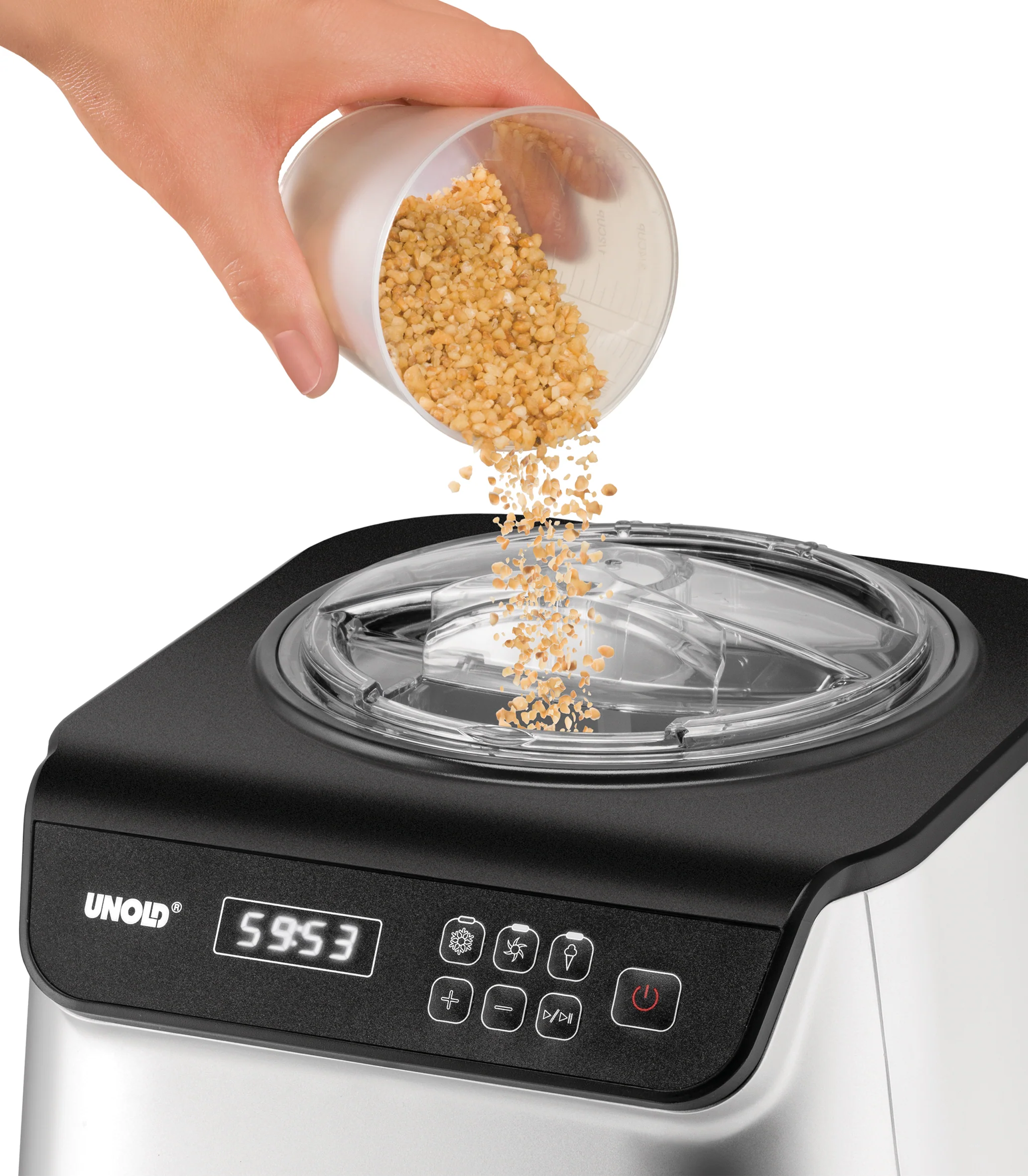 2025 Máquina para hacer sorbetes Uno con libro de recetas 1,2 L