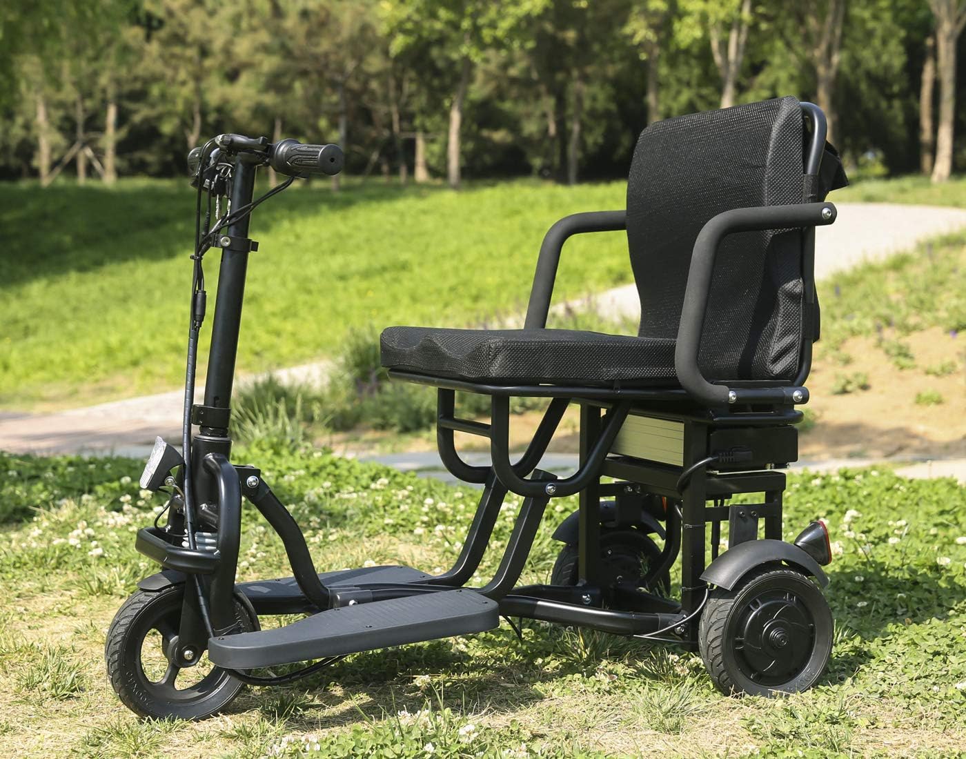 2025 Scooter eléctrico plegable WISGING de 3 ruedas – movilidad práctica para adultos y personas mayores