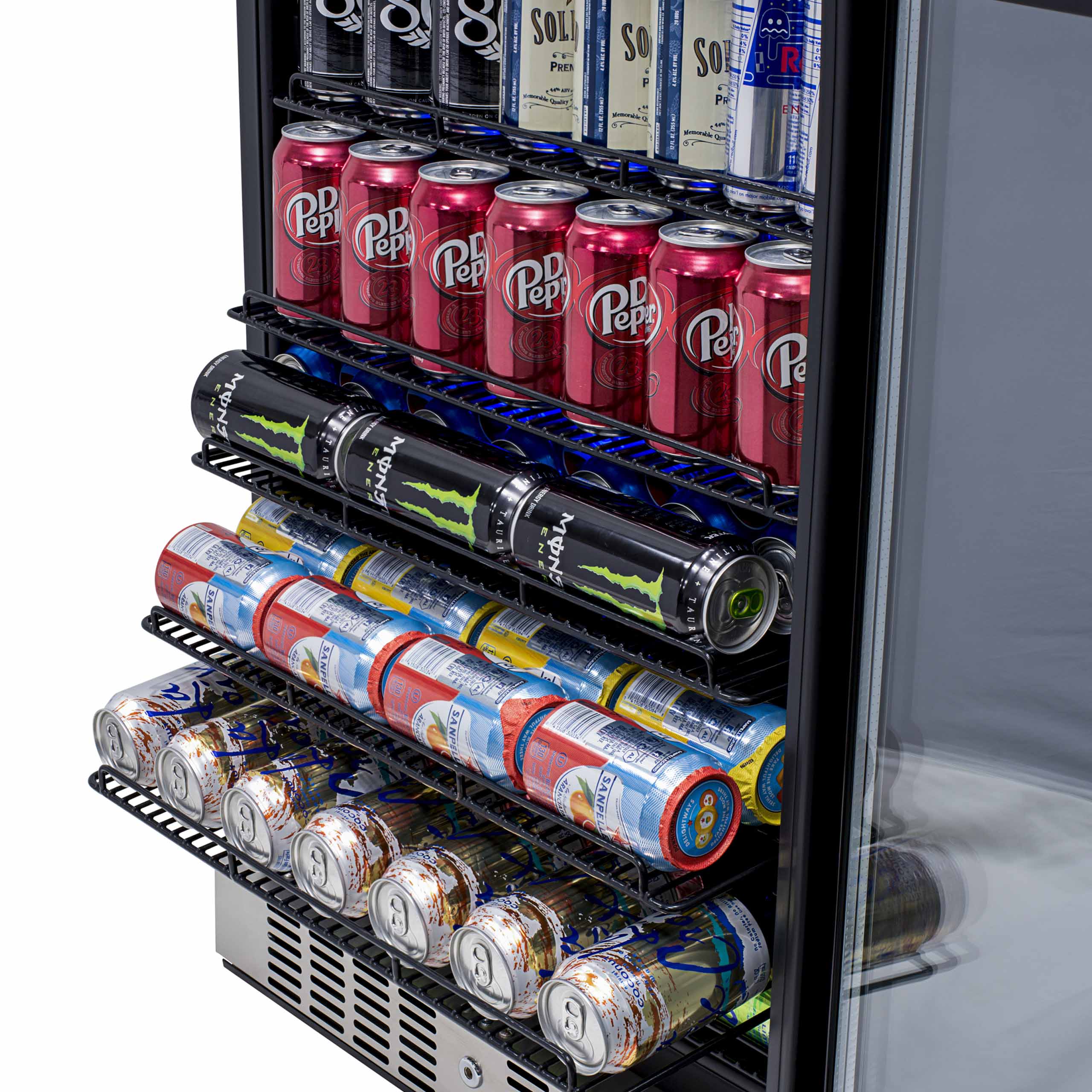 2025 Newair® Refrigerador de Bebidas Empotrable de Acero Inoxidable – 177 Latas – 24