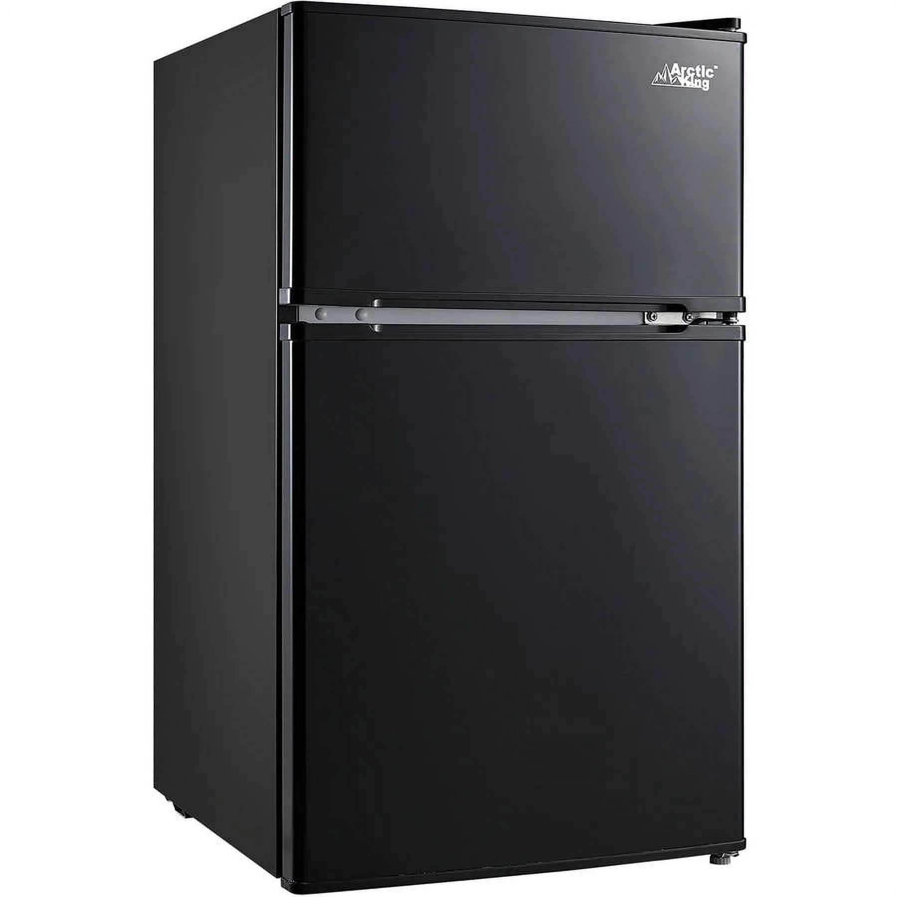 2025 Arctic King 3.2 pies³ - Refrigerador compacto de dos puertas con congelador, negro