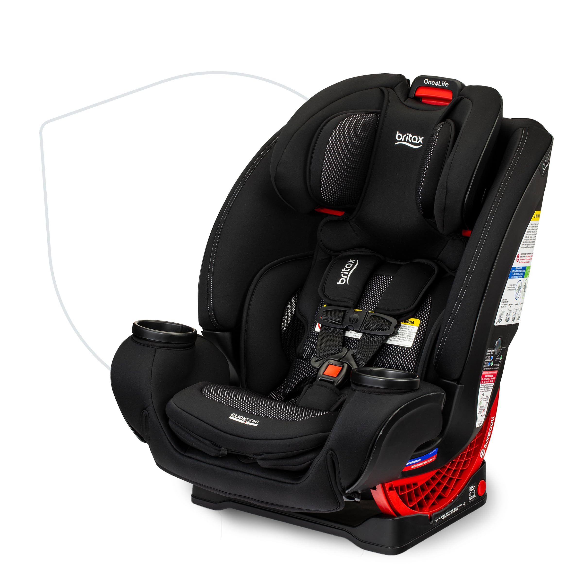 2025 Britax One4Life Asiento Convertible para Auto, De Frente y Contra Frente, Rendimiento