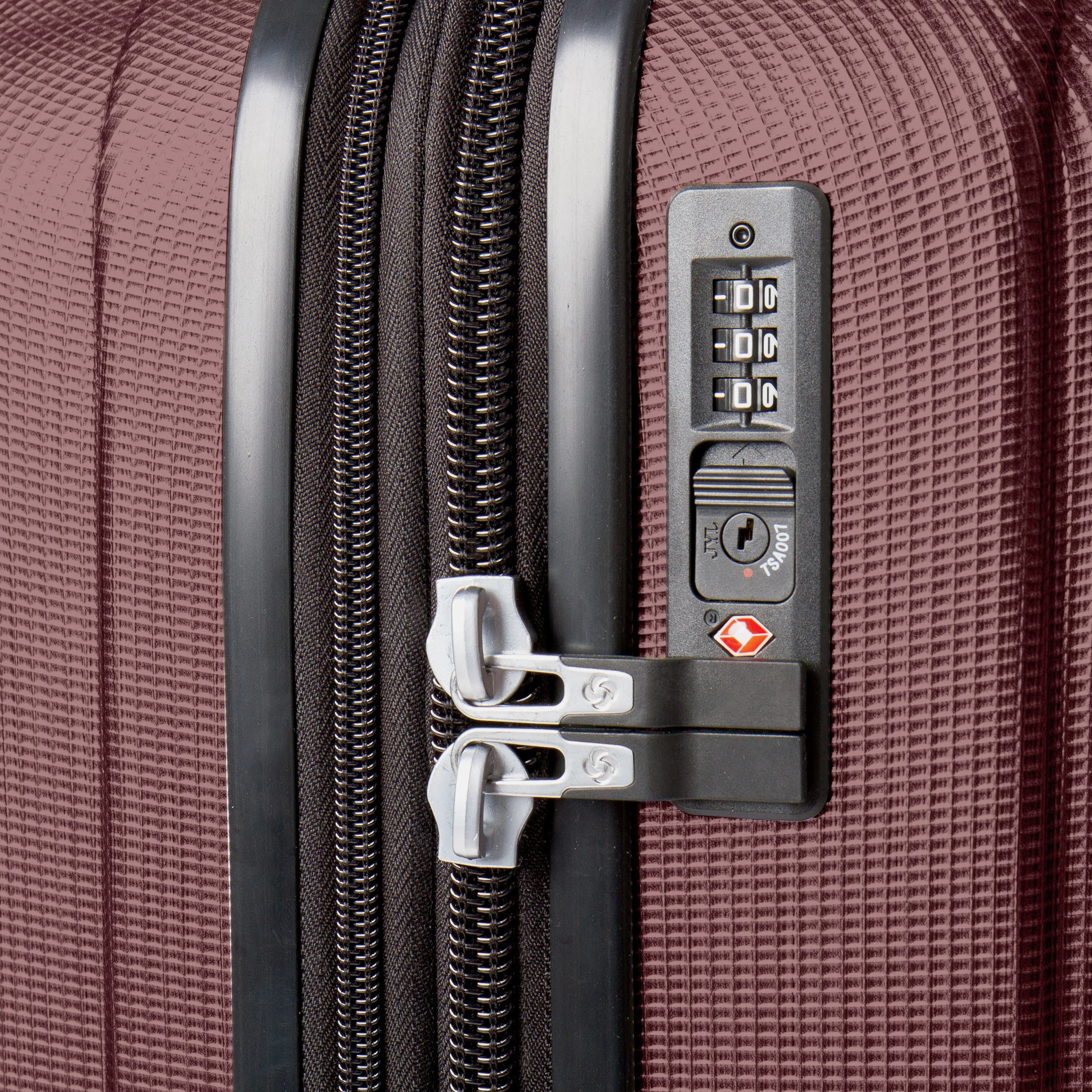 2025 Samsonite Omni 3.0 - Juego de maletas expandibles con ruedas de 2 piezas (equipaje de mano y mediano)