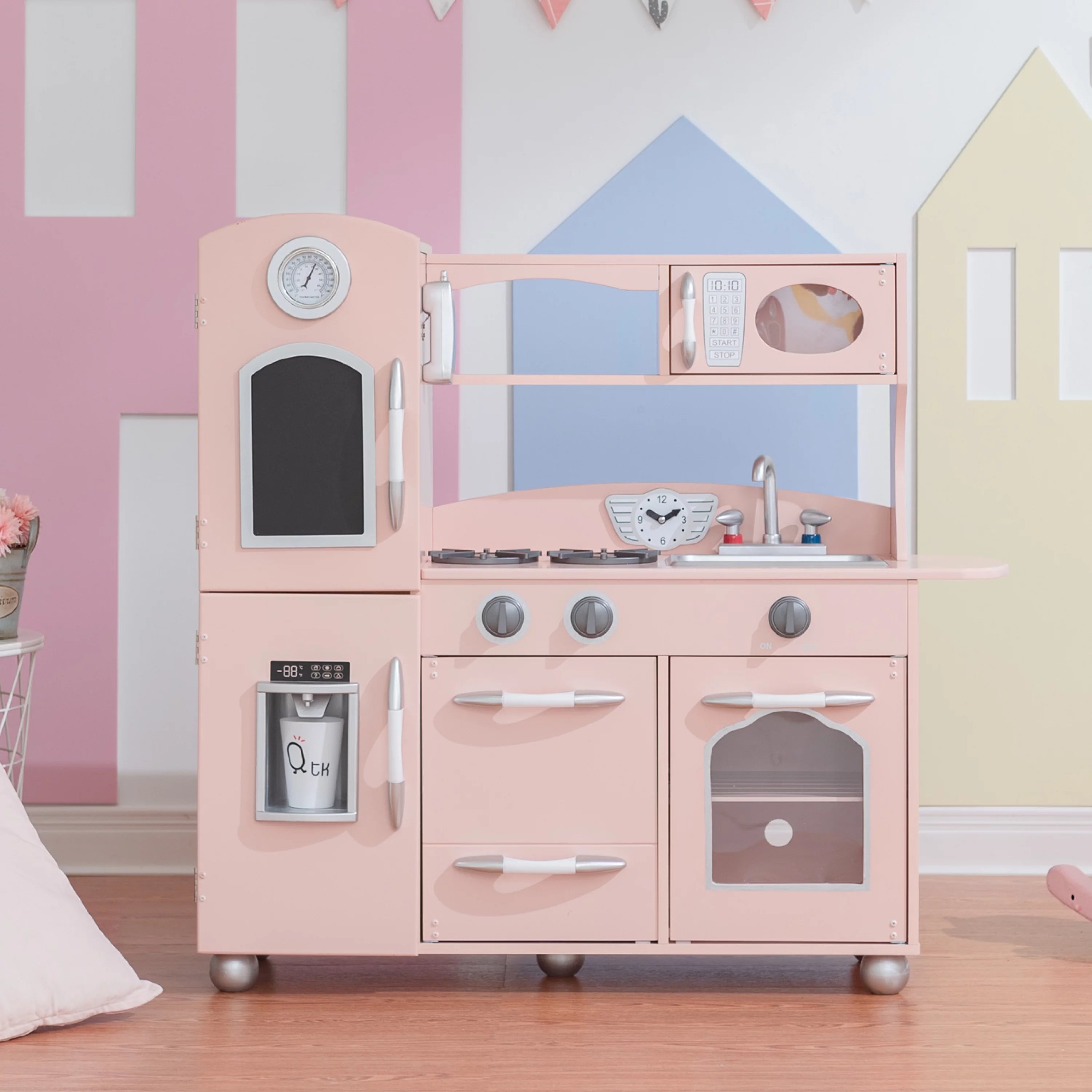 Cocinita de Juguete de Madera Retro Little Chef Westchester, Rosa