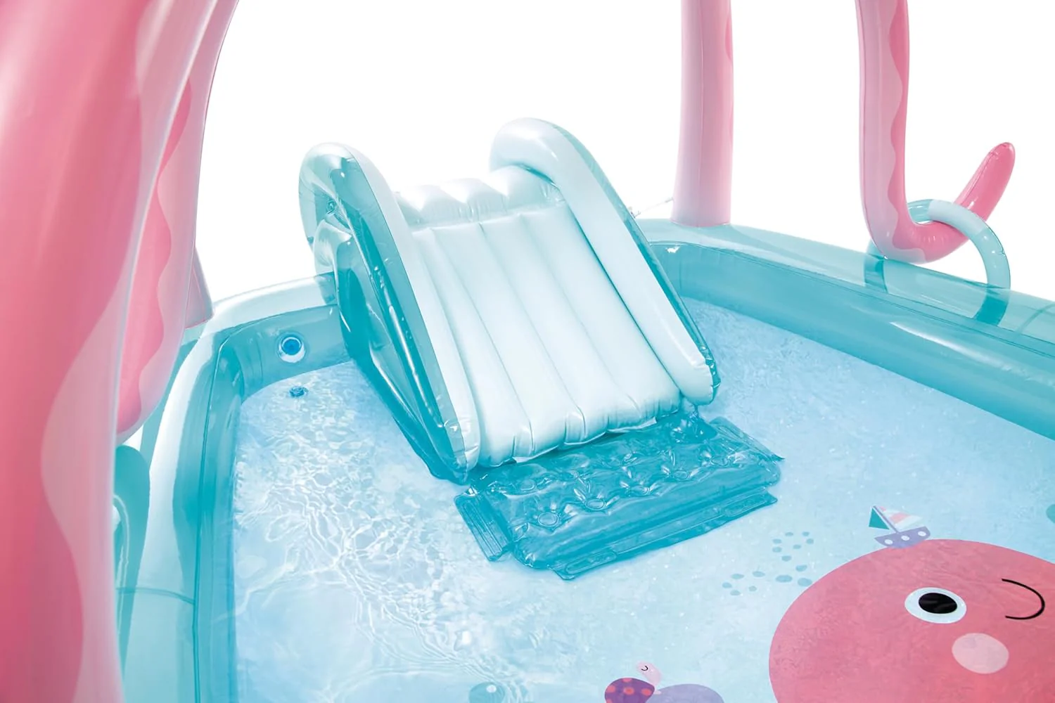 Intex Área de Juego Inflable Jungle Adventure – Piscina con Tobogán y Juegos de Agua para Niños