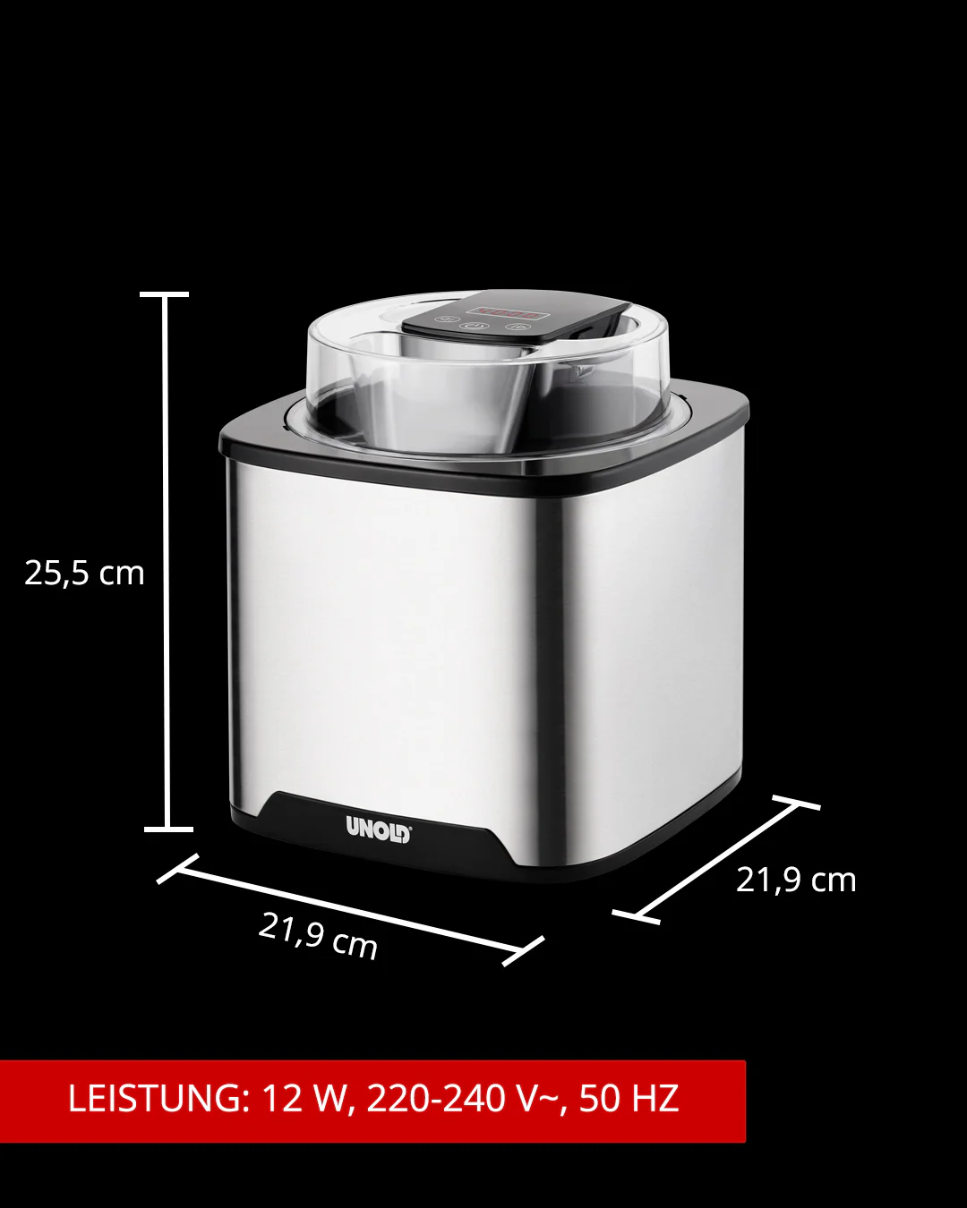 2025 Máquina para hacer sorbetes Gelato con libro de recetas 1,5 L