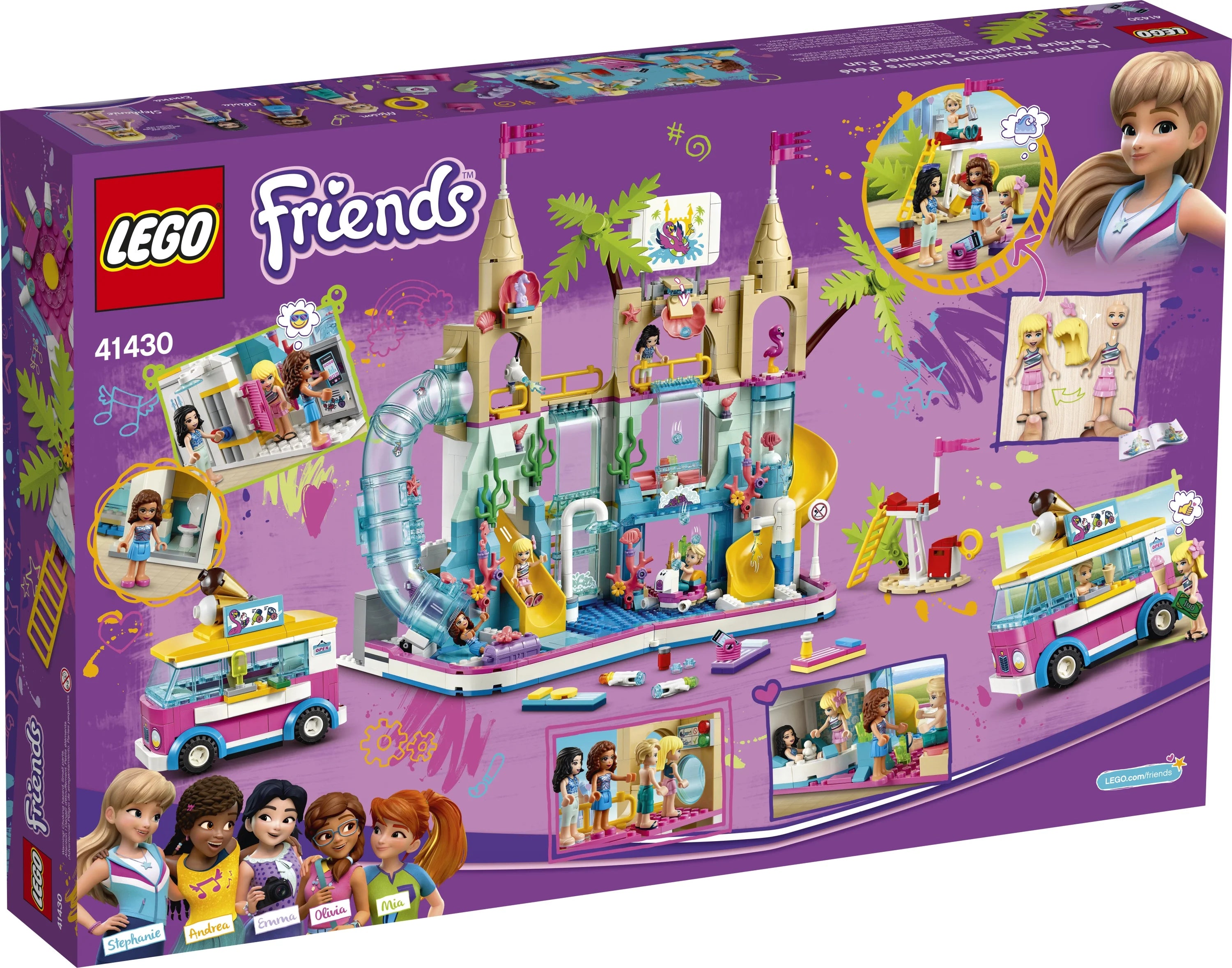 LEGO Friends Parque Acuático de Diversión Veraniega 41430