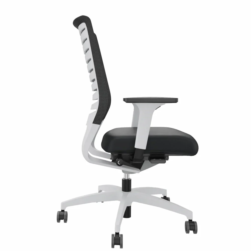 2025 Silla de Oficina Ergonómica Dauphin X-CODE XC 5380 – BLANCA – Respaldo de Color