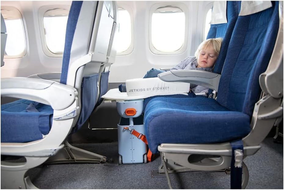 Maleta de Mano para Niños y Cama para Vuelo – Ayuda a tus hijos a relajarse y dormir en el avión – Aprobada por múltiples aerolíneas – Ideal para niños de 3 a 7 años