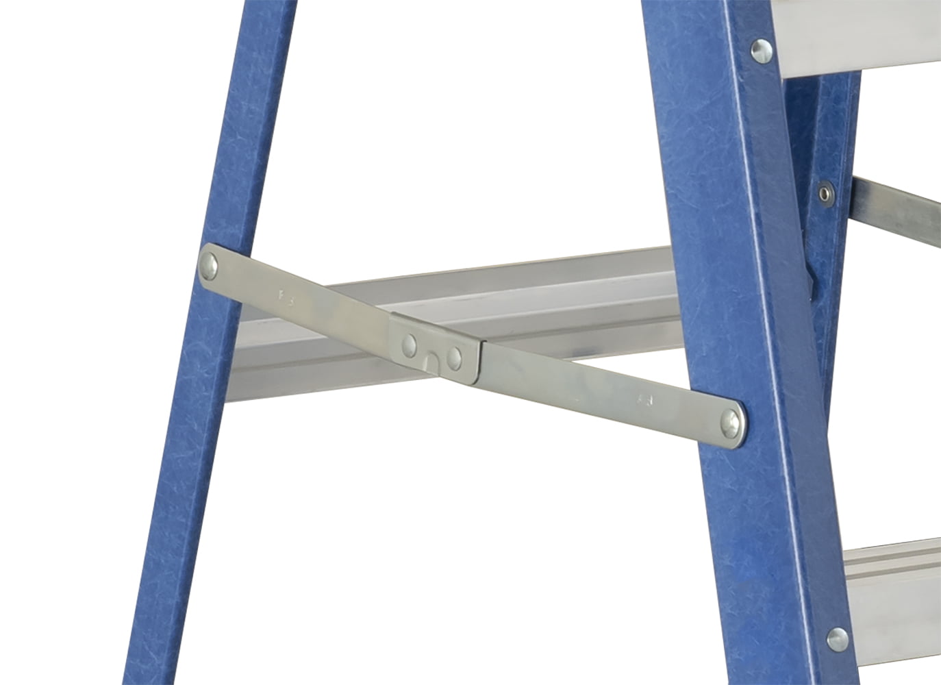 Escalera Escamoteable de Fibra de Vidrio Louisville de 6 pies – Capacidad 102 kg, Alcance 3 m (Modelo W-3217-06)