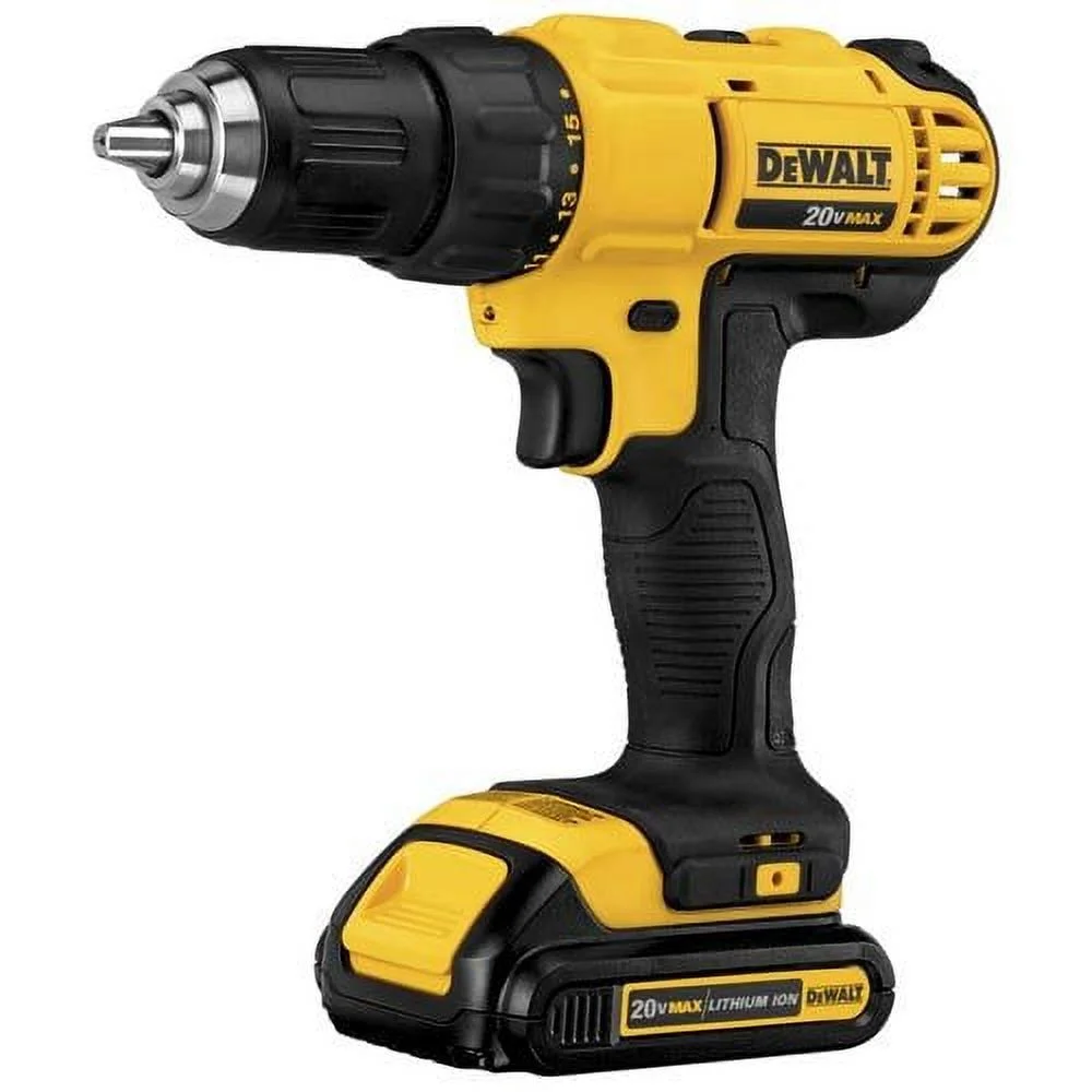 2025 DEWALT DCK240C2 Kit Combinado 20V MAX Taladro y Atornillador de Impacto Inalámbricos con (2) Baterías de 1,3 Ah, Cargador y Bolsa