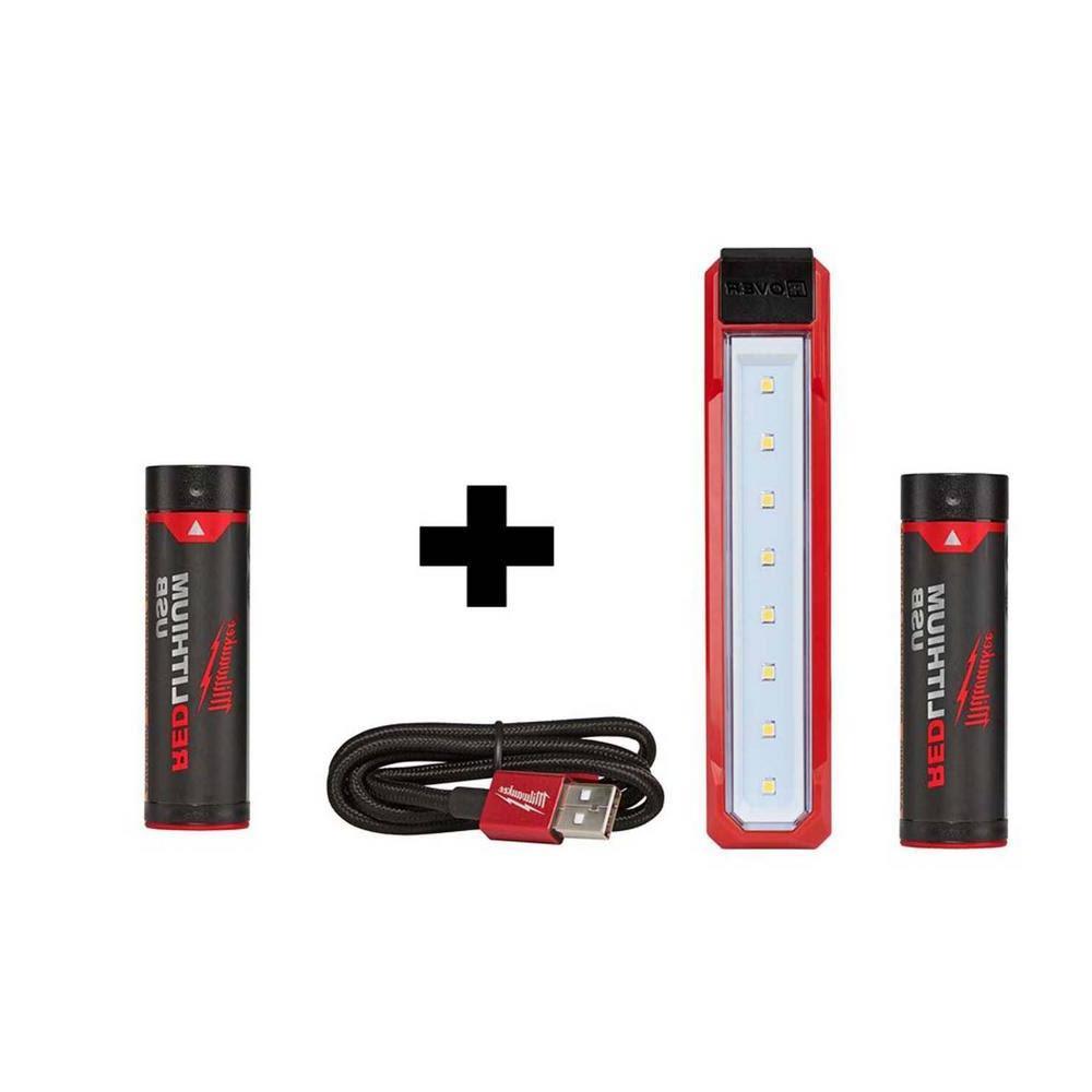 Luz de Inundación LED Recargable de Bolsillo ROVER de 445 Lúmenes con Batería USB RE’sITHIUM Adicional