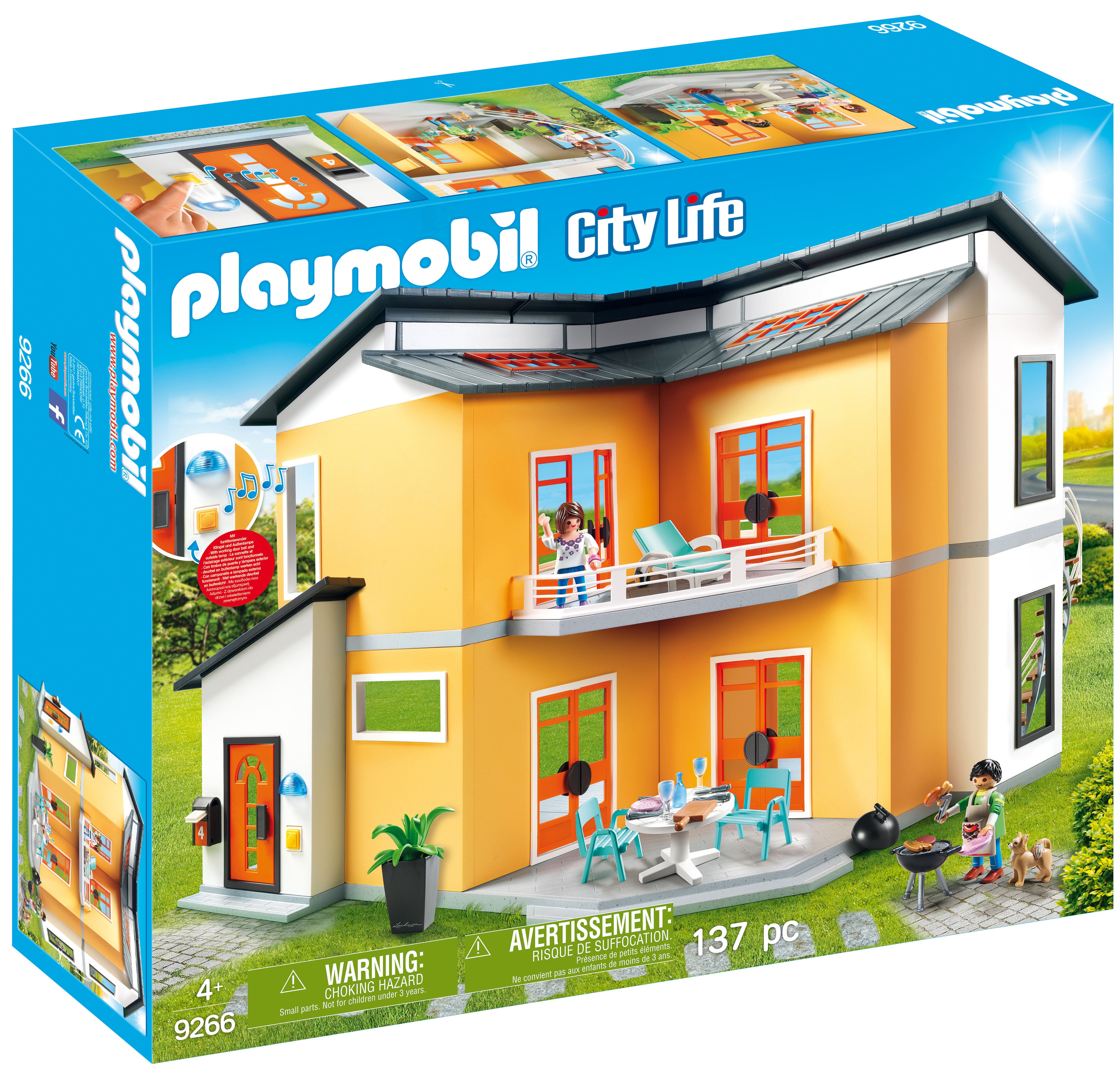 2025 PLAYMOBIL Casa Moderna Juego de Muñecas