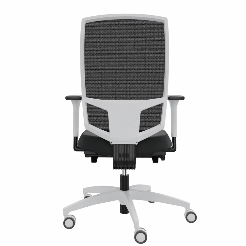 2025 Silla de Oficina Ergonómica Dauphin @JUST EVO MESH WHITE AJ 5776_SLP