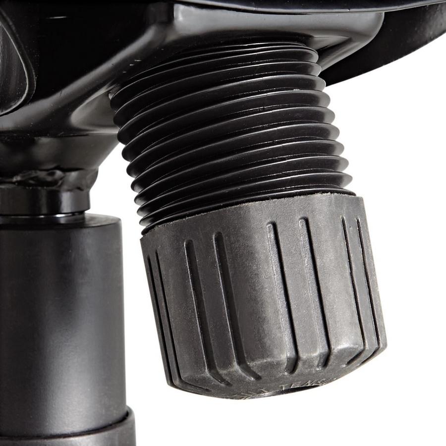 2025 Silla de trabajo giratoria/inclinable Alera Interval Series de cuero, negra