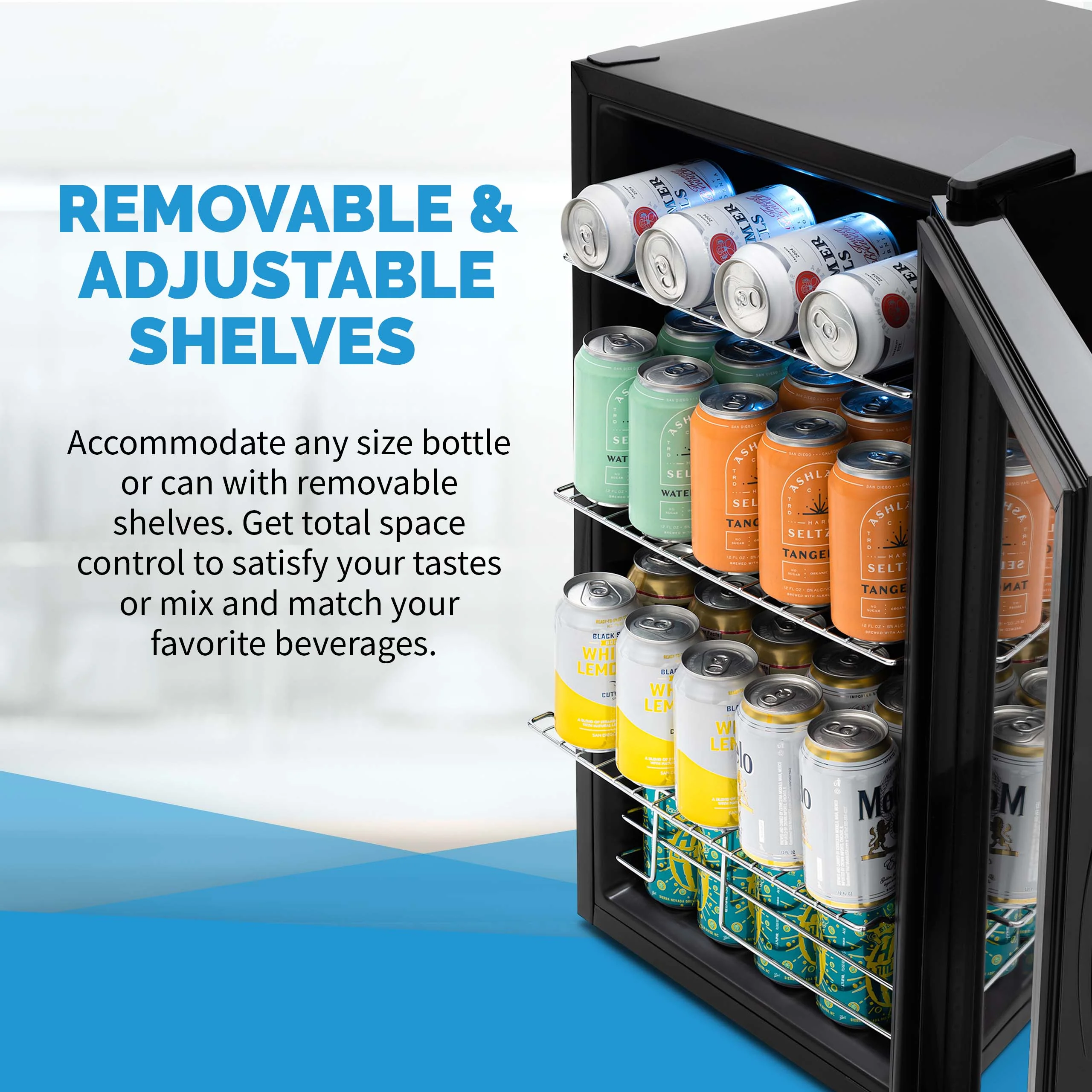 2025 Newair® Edición Limitada Refrigerador de Bebidas Aniversario – 100 Latas – 16,93