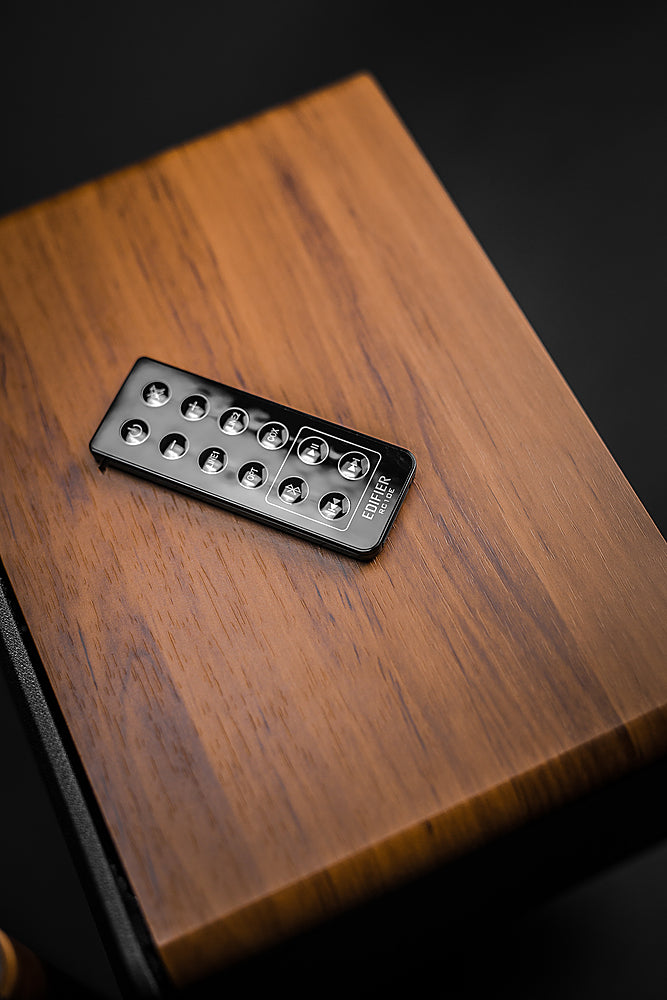 2025 Edifier - R1280DB Altavoces Bluetooth Activos de Estantería, Altavoces de Computadora - 42W RMS, Entrada Óptica - Monitores de Estudio Inalámbricos - Marrón