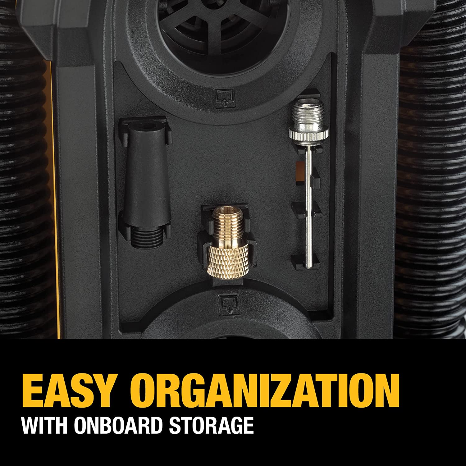 2025 Artículo #0177 DEWALT 20V MAX Compresor de neumáticos compacto y portátil, apagado automático, luz LED, herramienta sin batería ni cargador (DCC020IB)