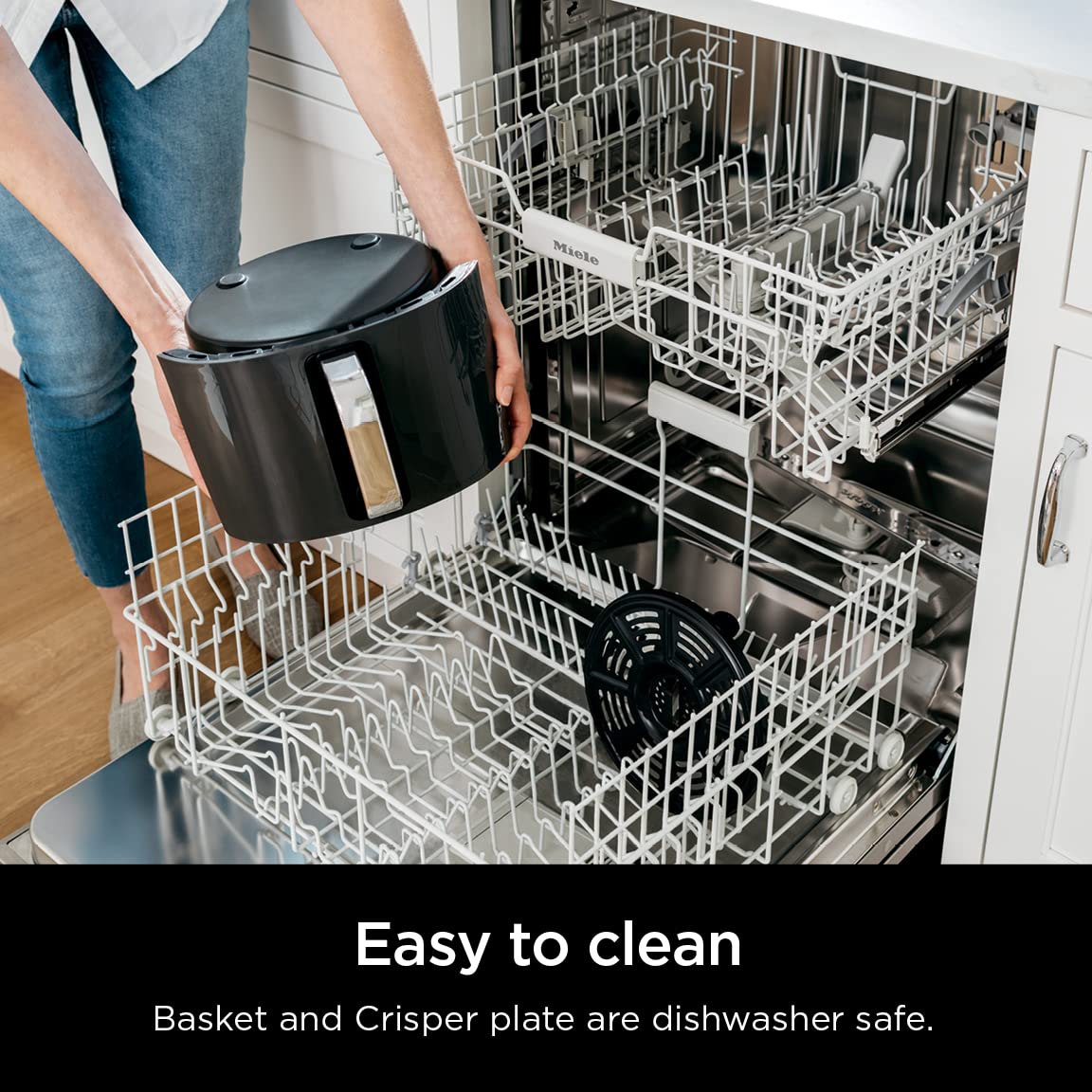 2025 Ninja AF150AMZ Freidora de Aire 5.5 Qt, Recalienta, Deshidrata y Función Multifuncional