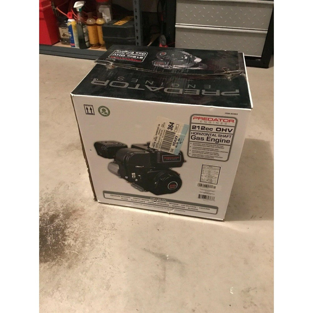 2025 Motor de Eje Horizontal Predator – 6.5 HP, 212cc
