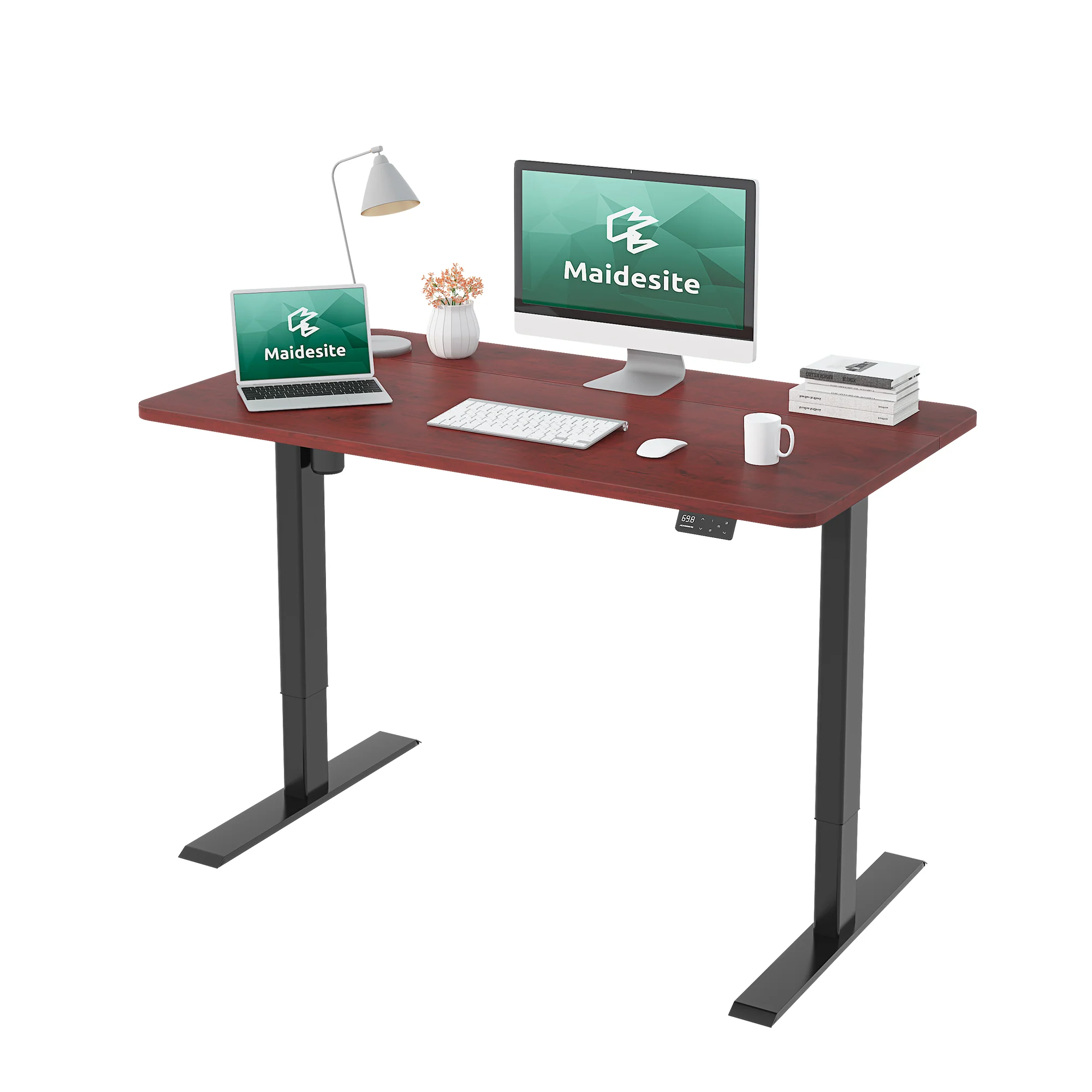Escritorio Eléctrico Regulable en Altura Maidesite Serie Estándar de 55 Pulgadas – Modelo Stand Steady